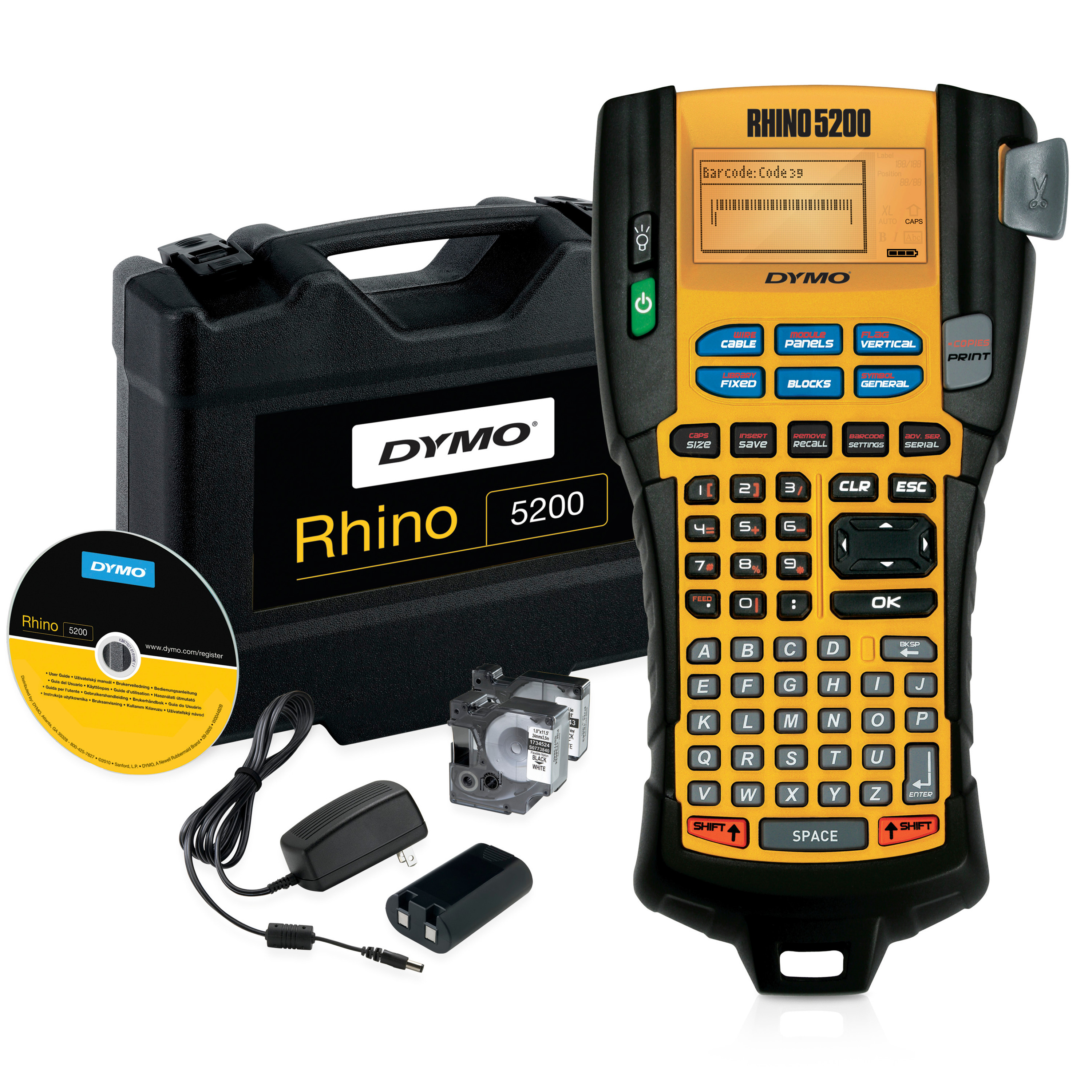 Dymo Rhino Merkemaskin 5200 Pro Machine in Hardcase
