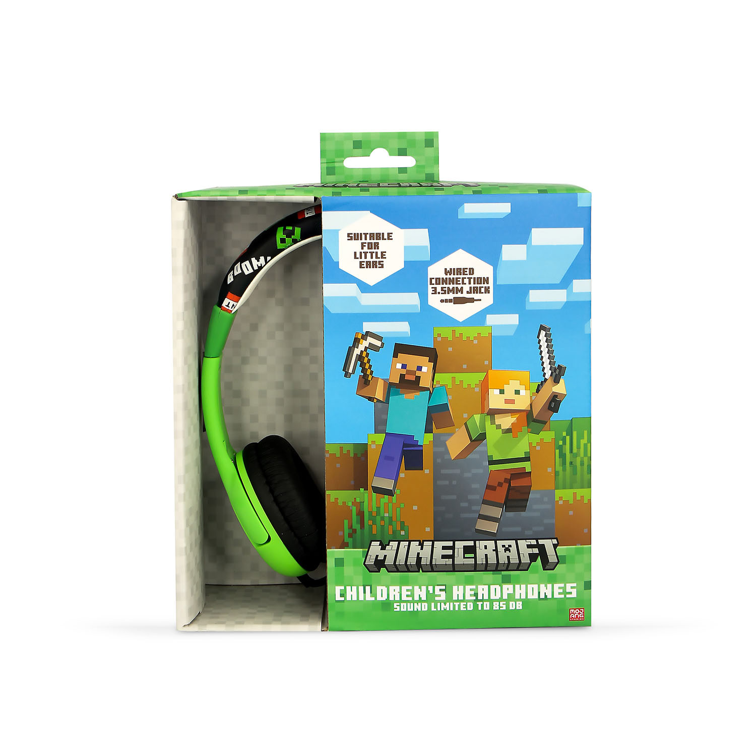 MINECRAFR Headphone Wired On-Ear 85dB Creeper