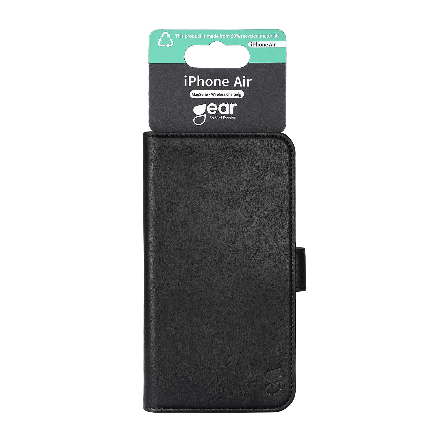 GEAR Classic 3 card Recycled MagSerie iPhone Air Black