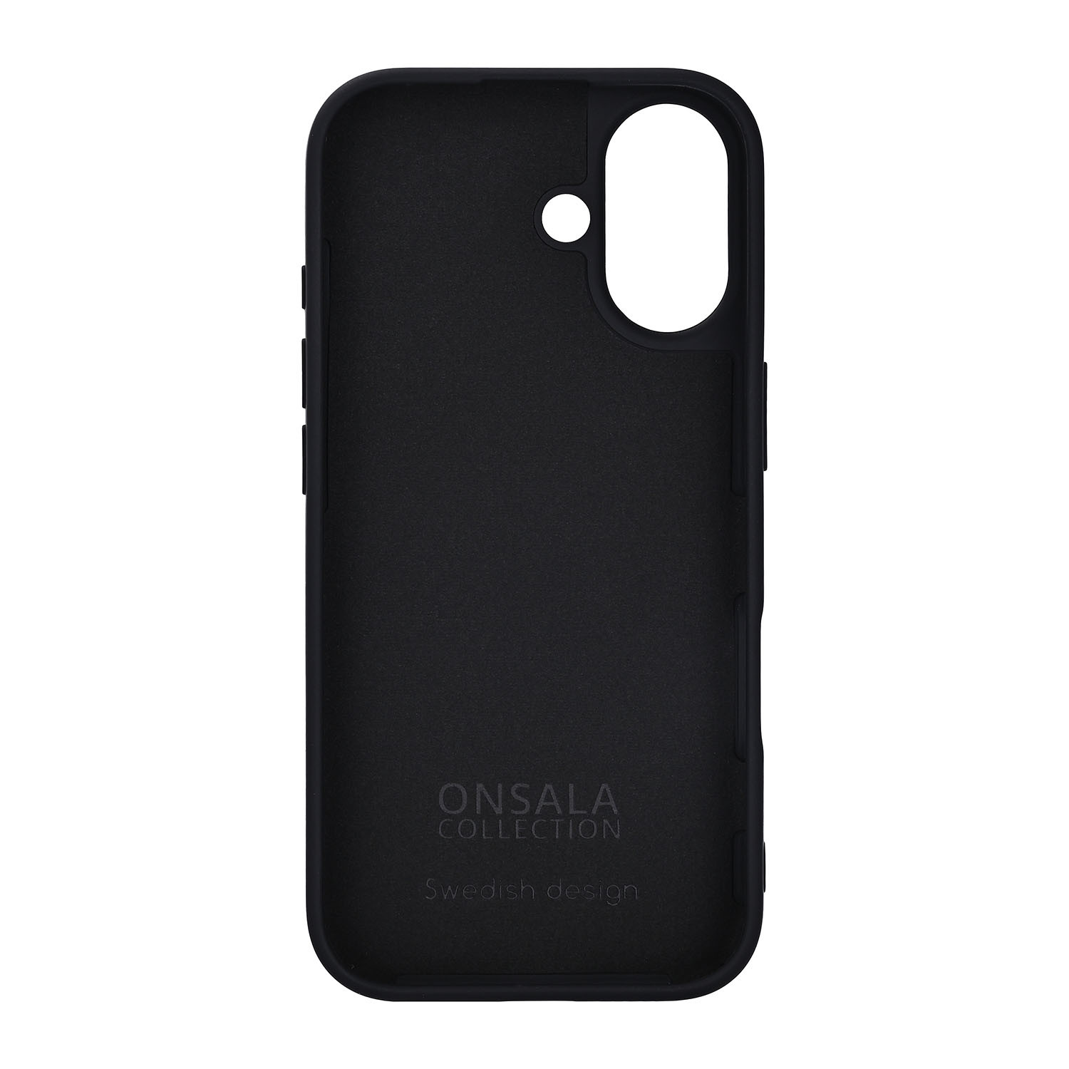 ONSALA Back Sil Touch Recycled MagSerie iPhone 17 Black