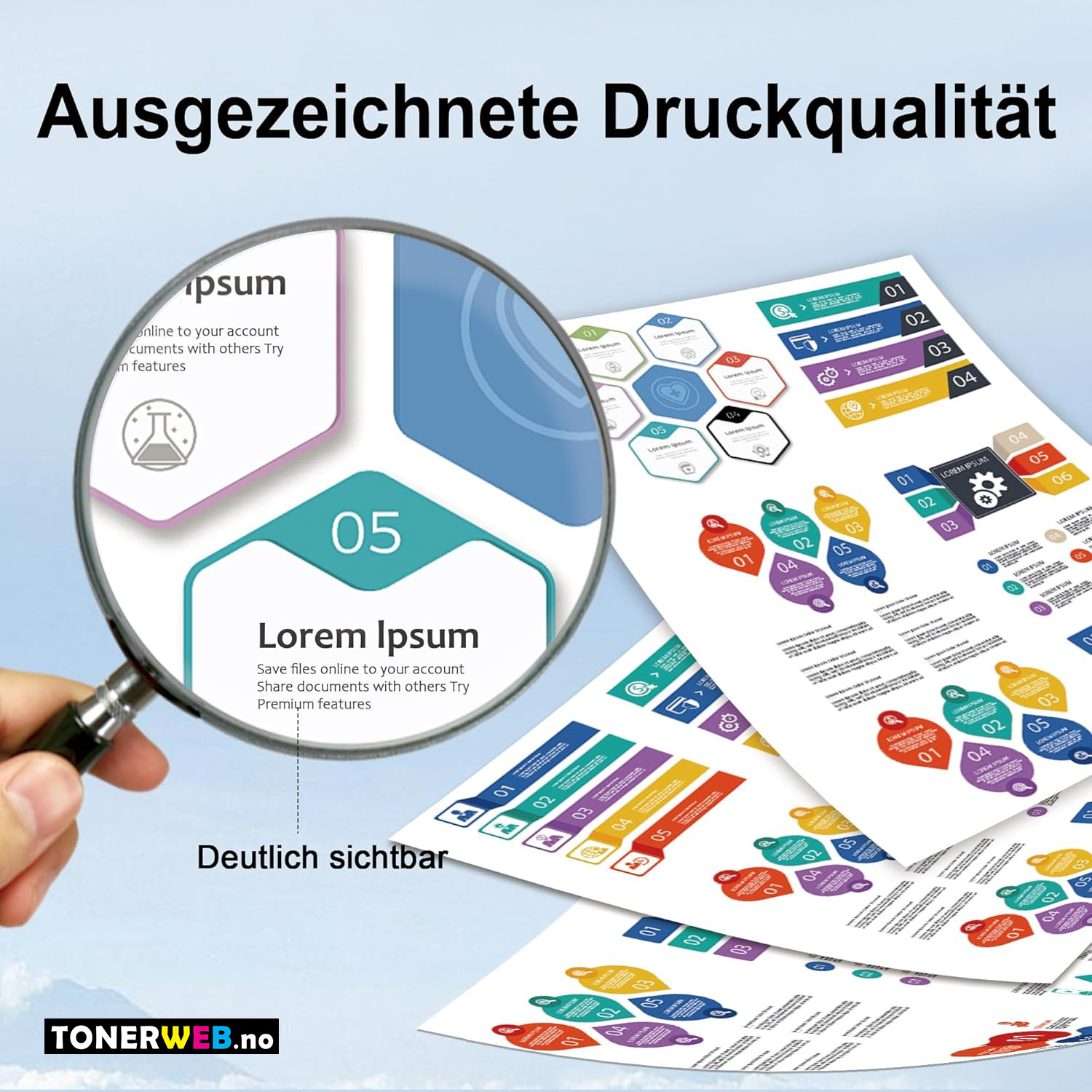 Blekkpatron, erstatter HP Gul 971XL (110 ml)