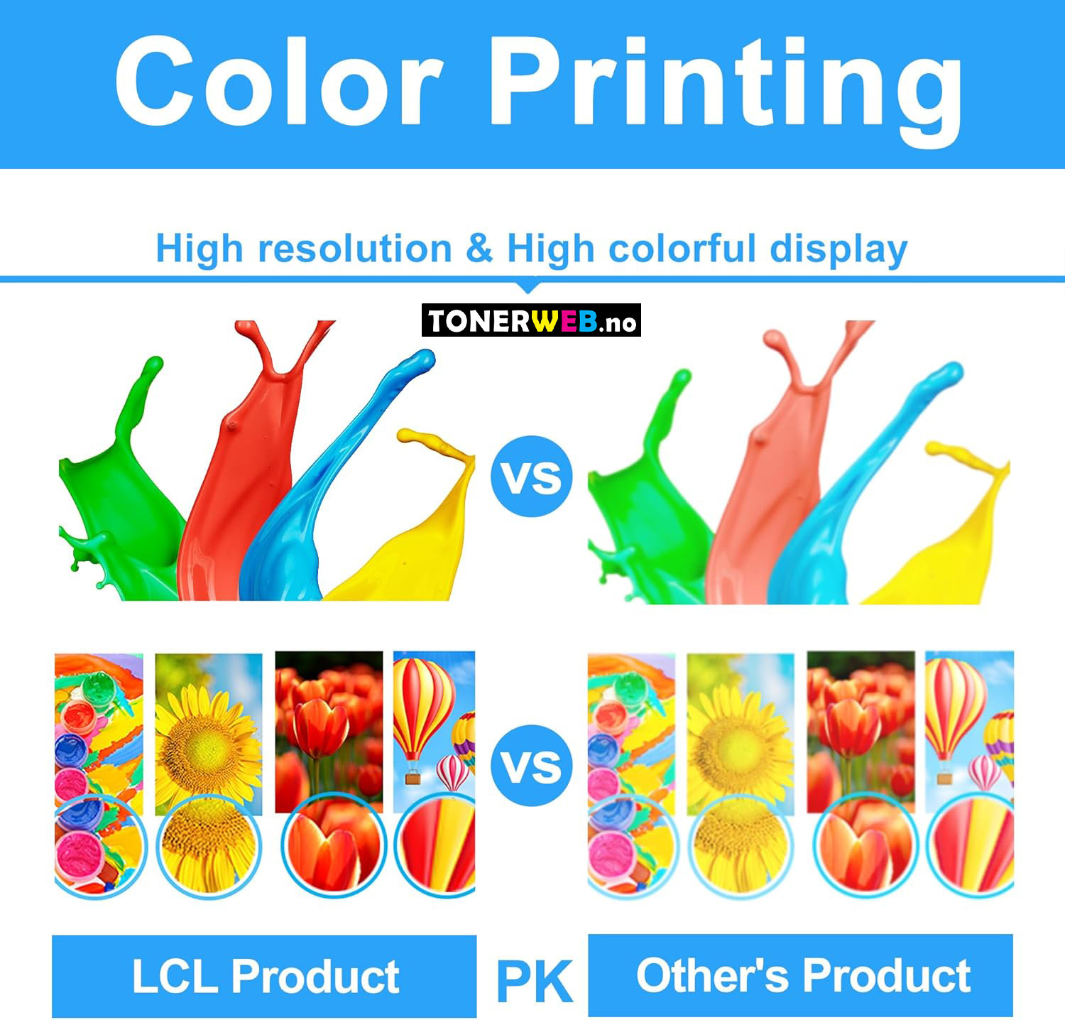 Blekkpatron, erstatter HP Gul 971XL (110 ml)