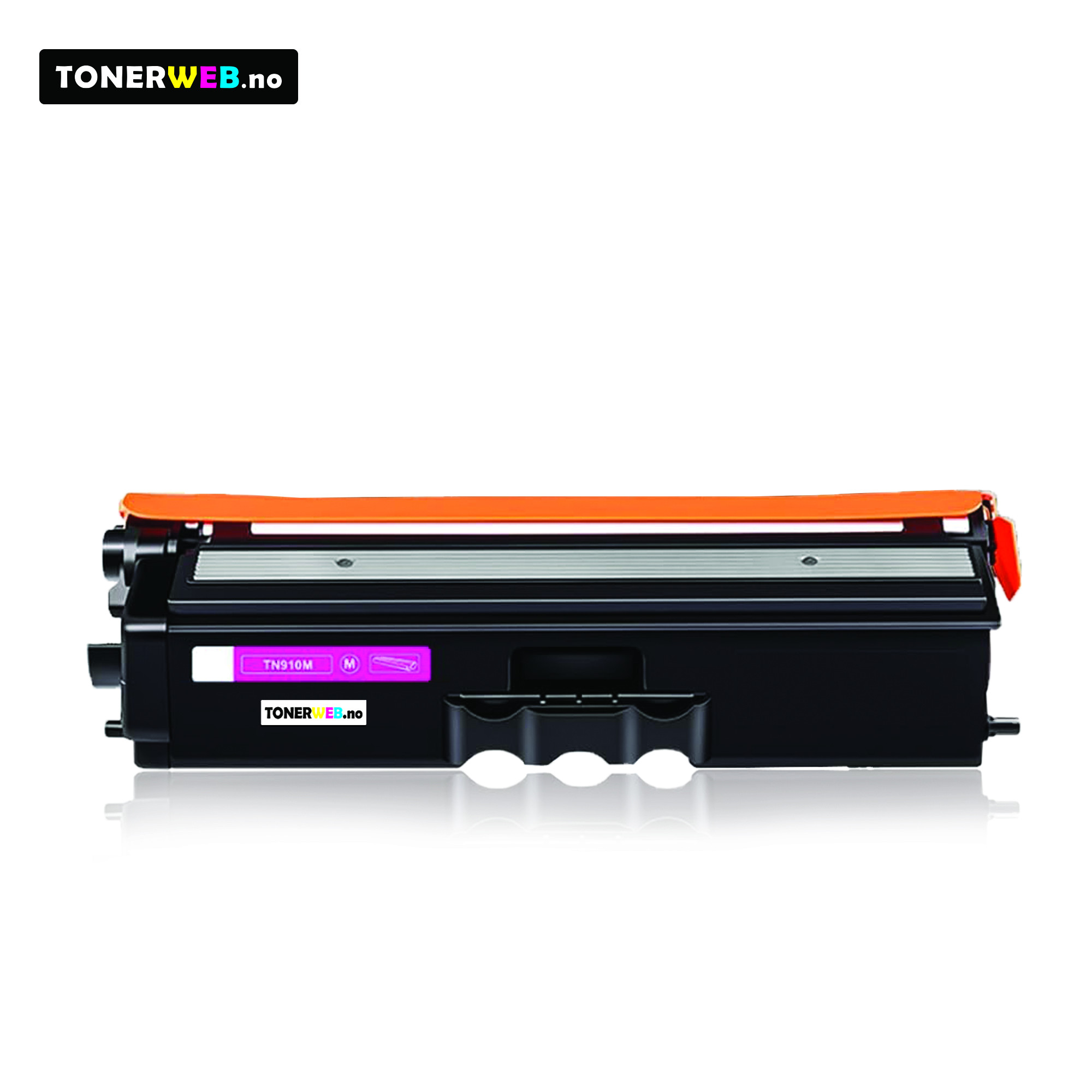 Tonerkassett, erstatter Brother Magenta TN910M (9000 sider)