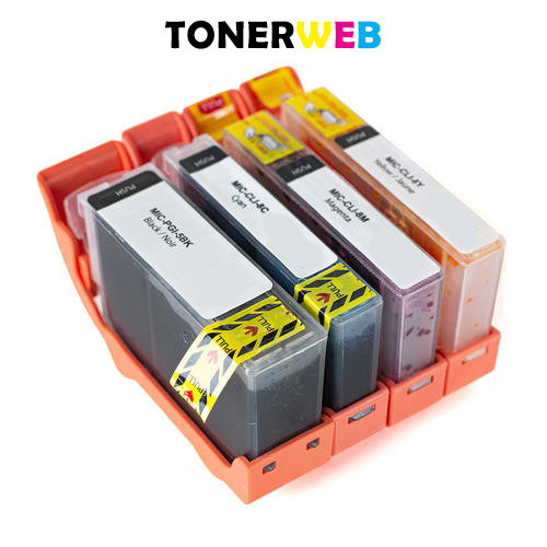 Canon Blekkpakke BK/C/M/Y PGI-5 BK / CLI-8 (1x26,8 ml / 4x13,4 ml) - Erstatter