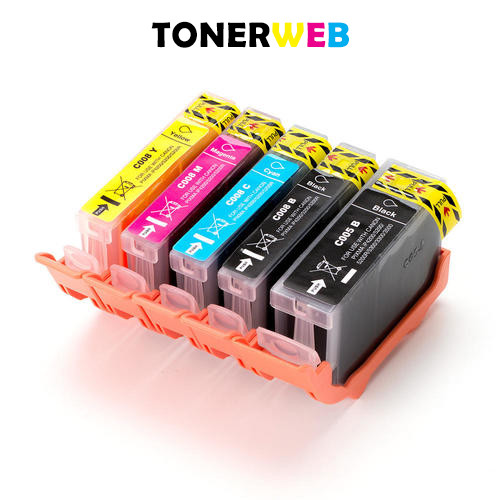 Canon Blekkpakke BK/C/M/Y PGI-5 BK / CLI-8 (1x26,8 ml / 4x13,4 ml) - Erstatter