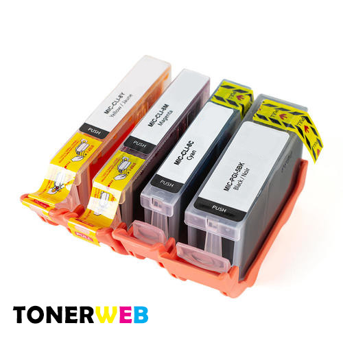 Canon Blekkpakke BK/C/M/Y PGI-5 BK / CLI-8 (1x26,8 ml / 4x13,4 ml) - Erstatter