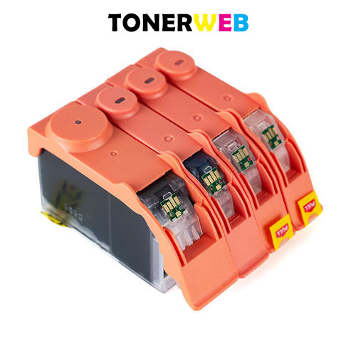 Canon Blekkpakke BK/C/M/Y PGI-5 BK / CLI-8 (1x26,8 ml / 4x13,4 ml) - Erstatter