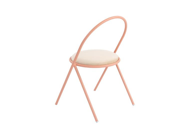 Stol Paperflow Saturne Rosa/Offwhite (2 stk)