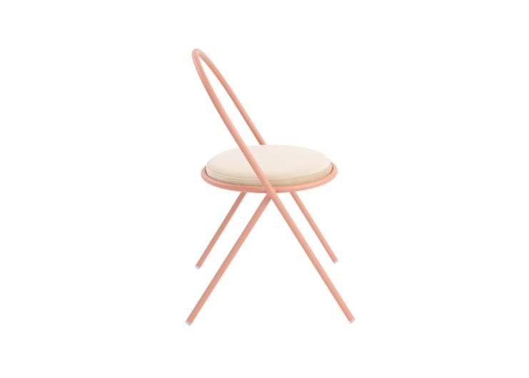 Stol Paperflow Saturne Rosa/Offwhite (2 stk)