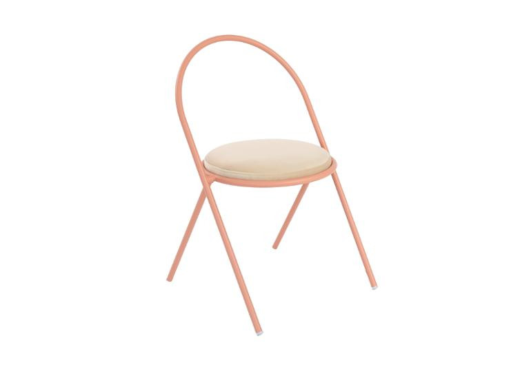 BildeStol Paperflow Saturne Rosa/Offwhite (2 stk)