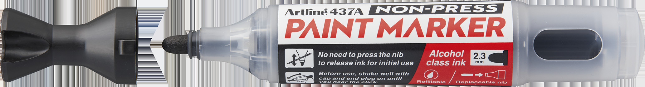 Artline Non-press paint marker 437A Black