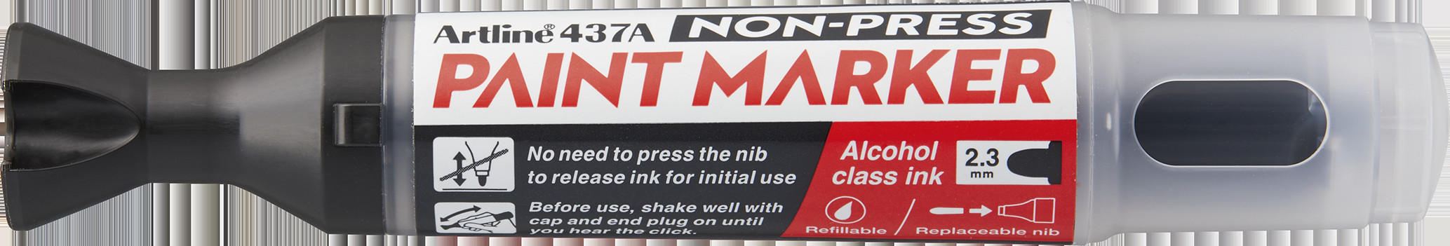 Artline Non-press paint marker 437A Black
