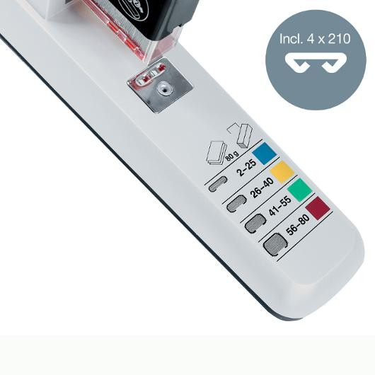 Leitz Stiftemaskin 5551 HD 80 ark hvit