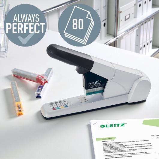 Leitz Stiftemaskin 5551 HD 80 ark hvit