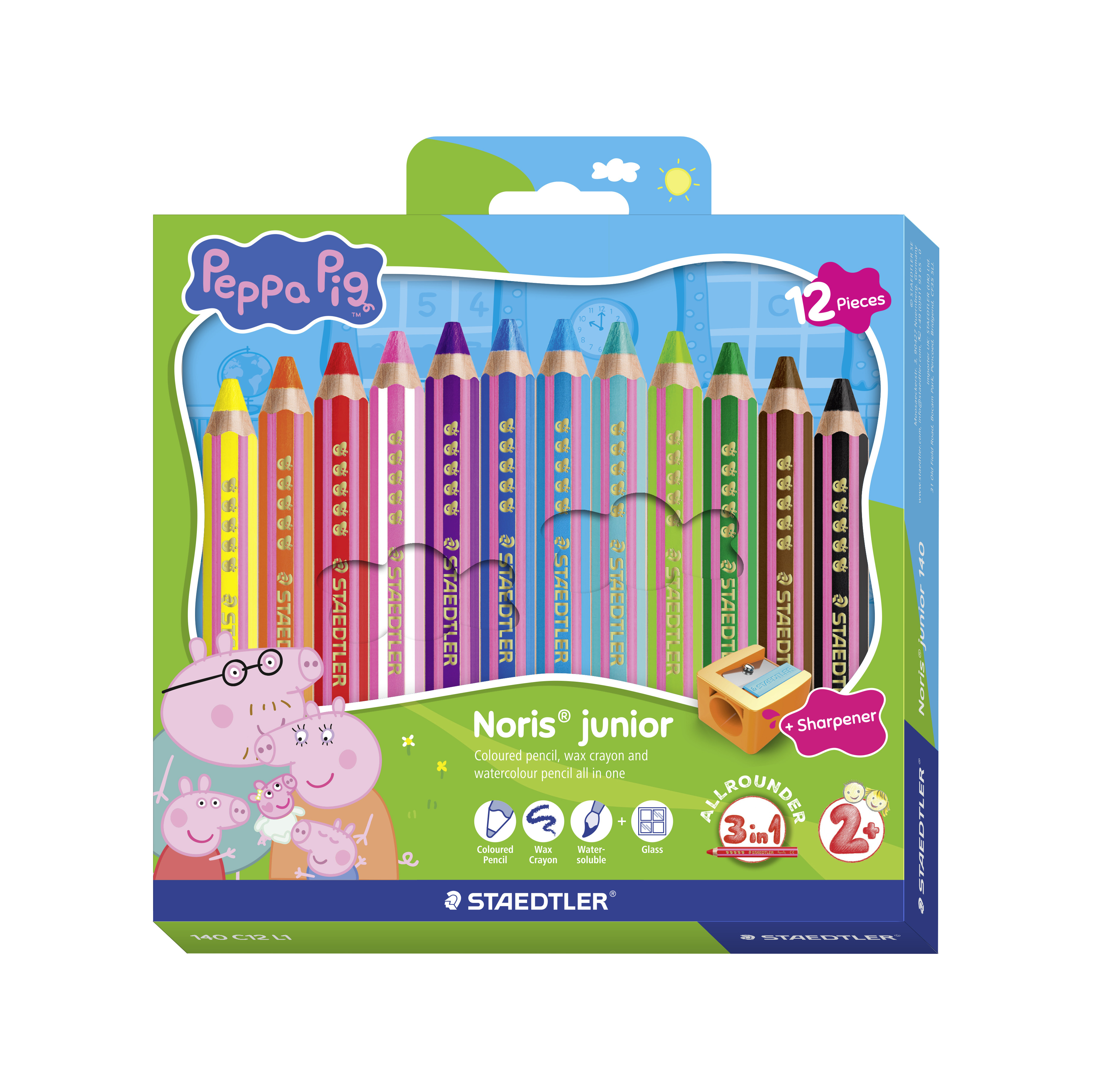BildeSTAEDTLER Coloured pencil Noris Junior Peppa Pig ass (12)