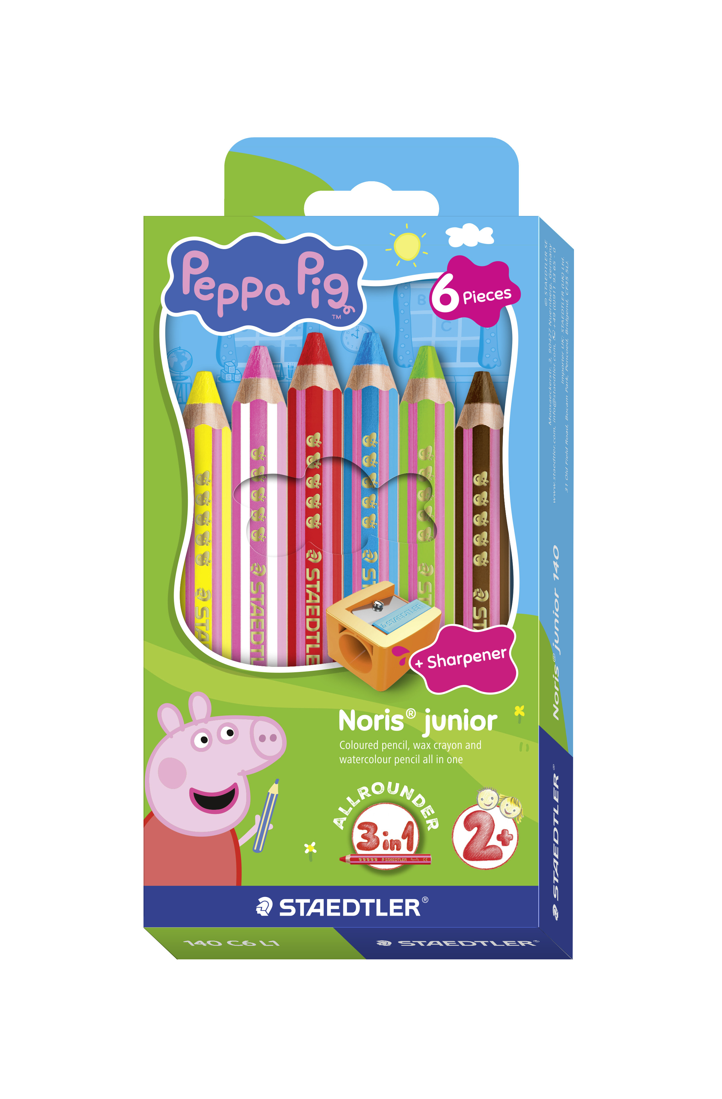 BildeSTAEDTLER Coloured pencil Noris Junior Peppa Pig ass (6)
