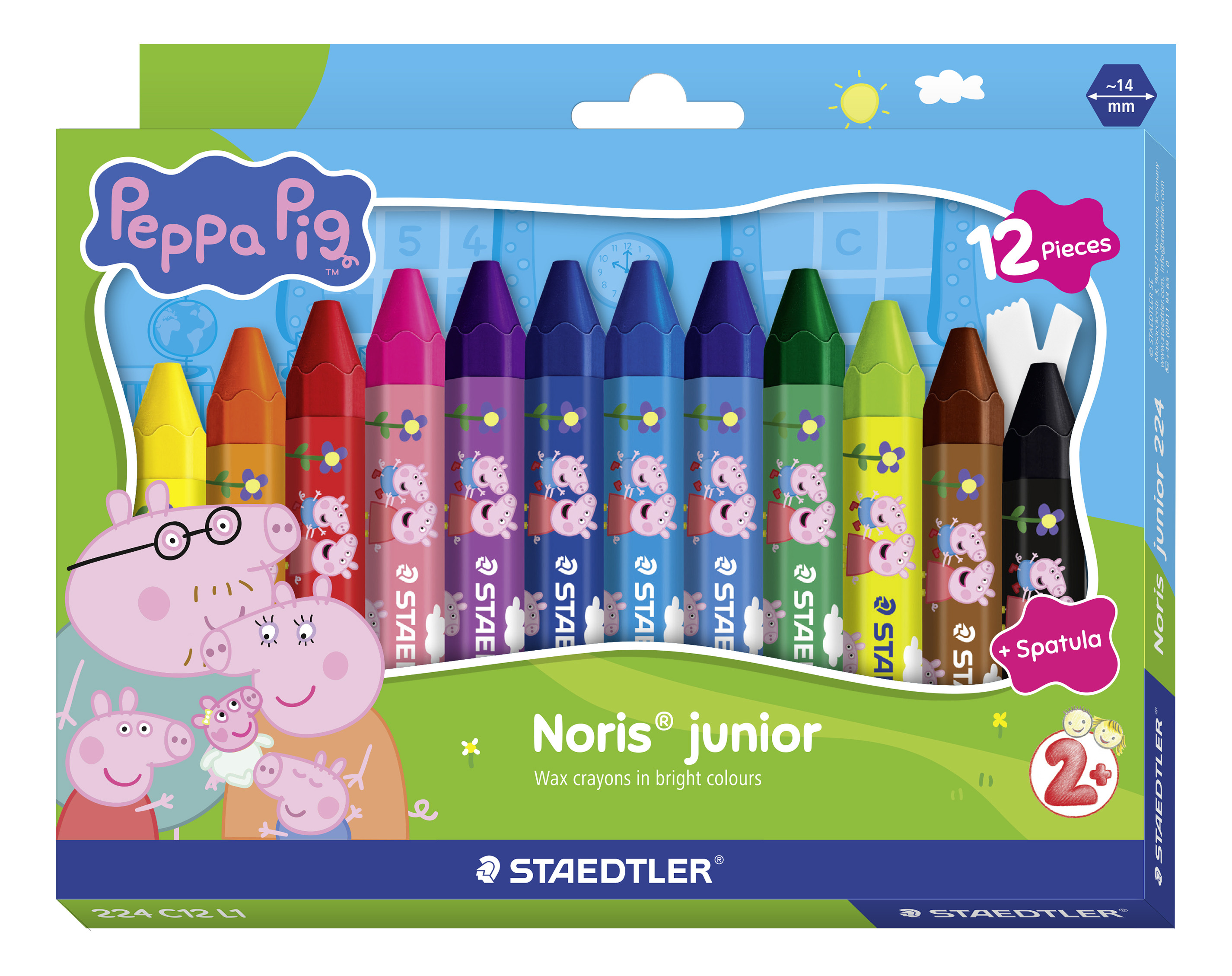 BildeSTAEDTLER Wax crayon Noris Junior Peppa Pig ass (12)