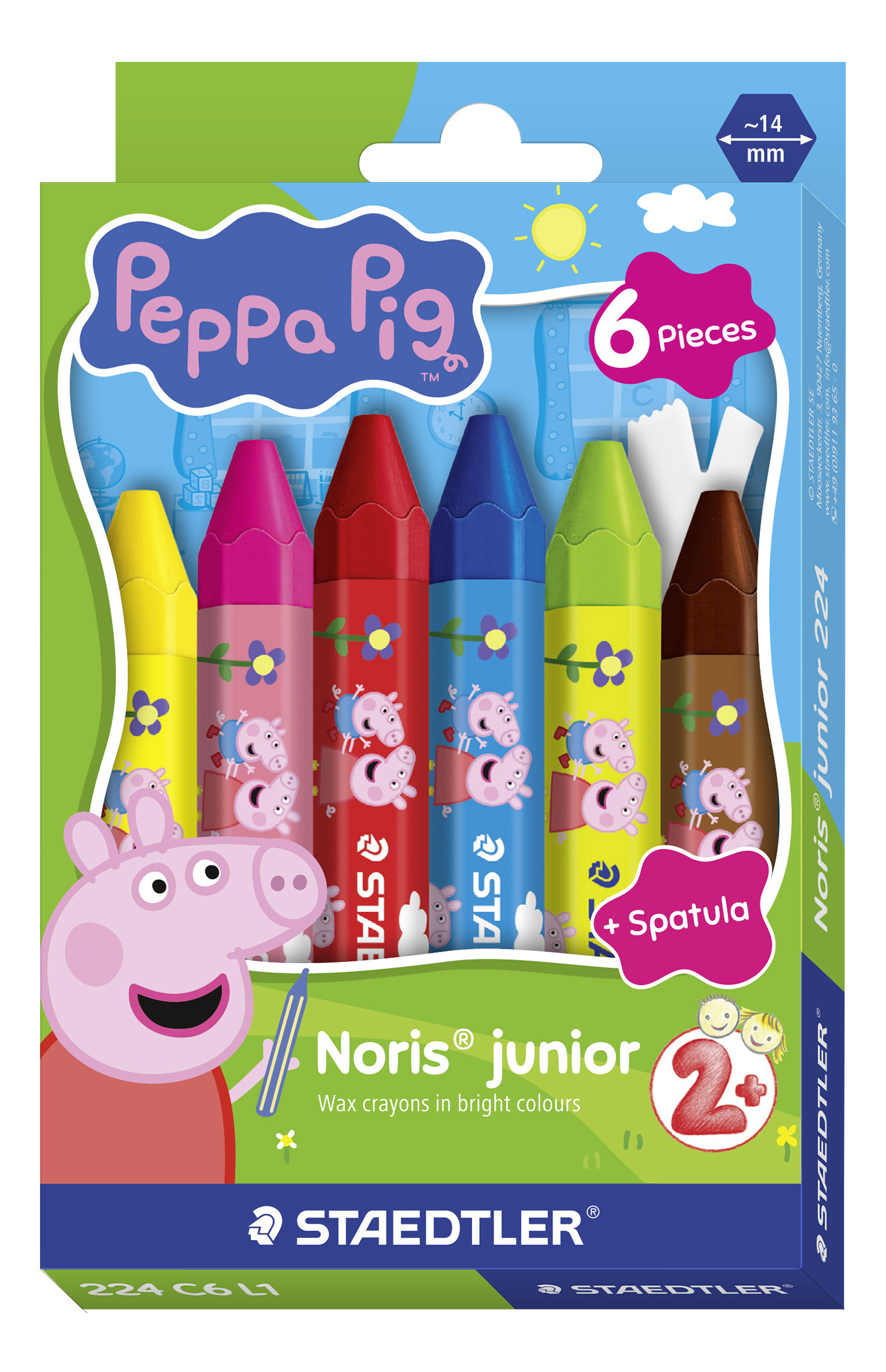 BildeSTAEDTLER Wax crayon Noris Junior Peppa Pig ass (6)