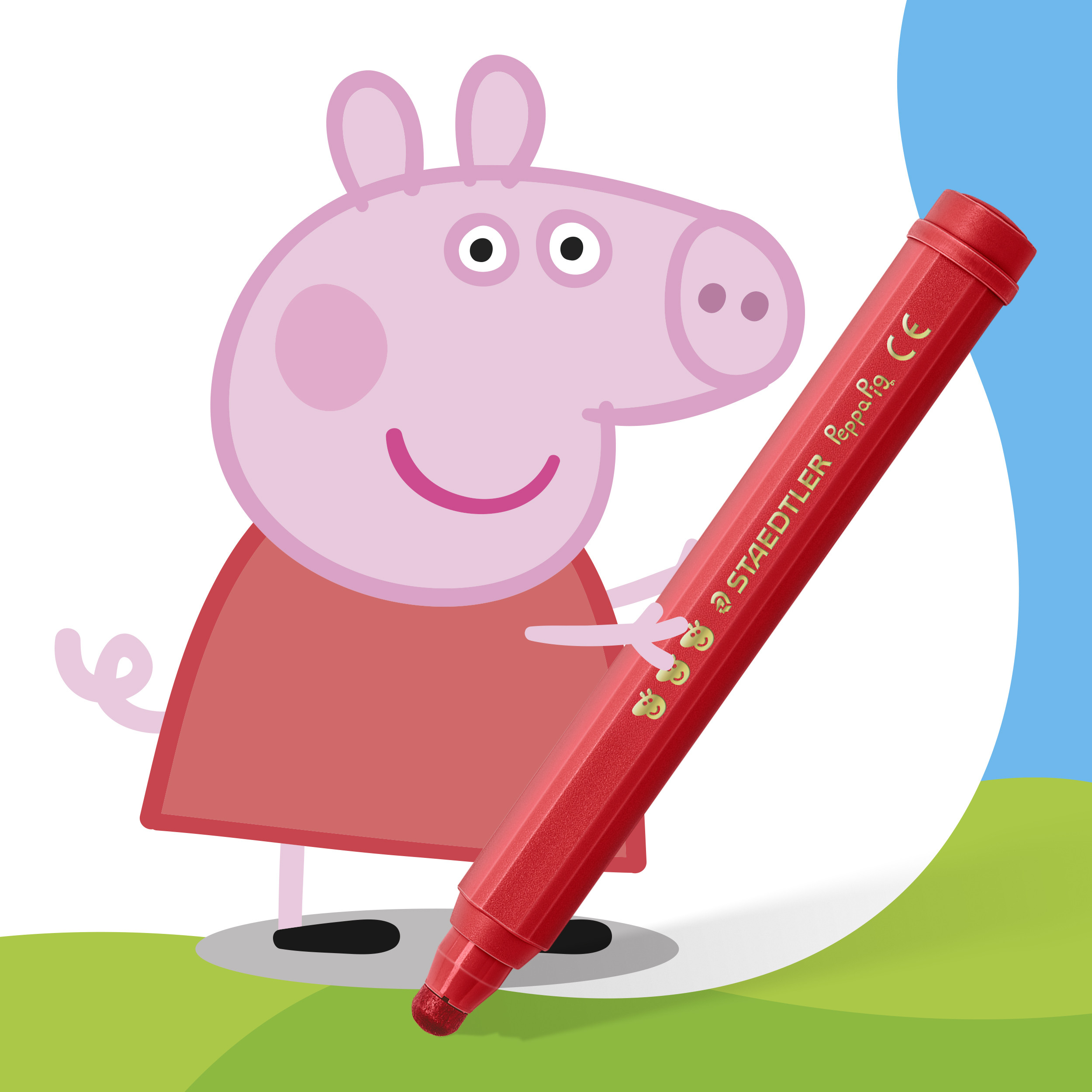 STAEDTLER Fibre-tip pen Noris Junior Peppa Pig ass (12)