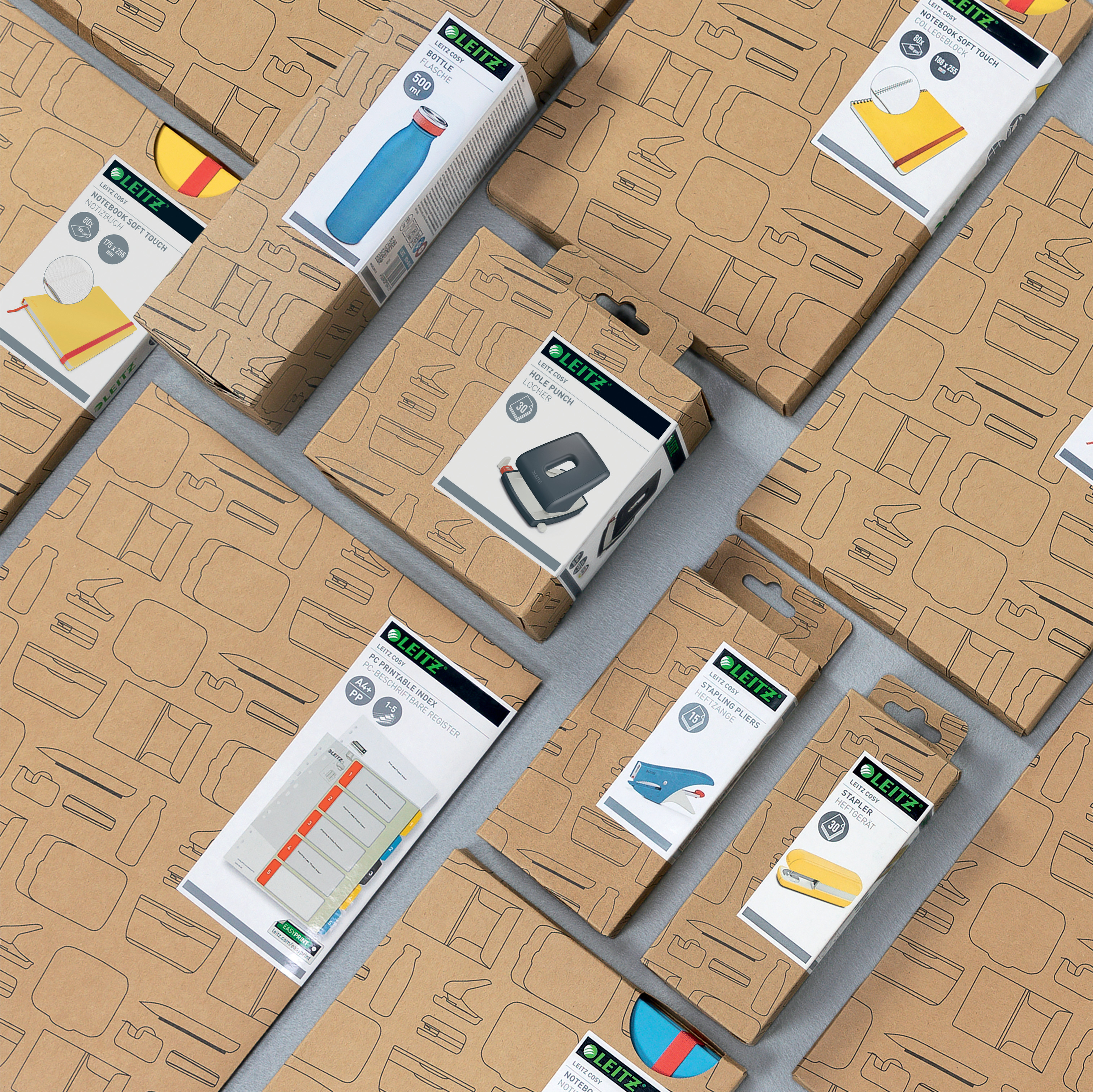 Omslag Privacy Leitz Cosy A4 PP Bl pk/3