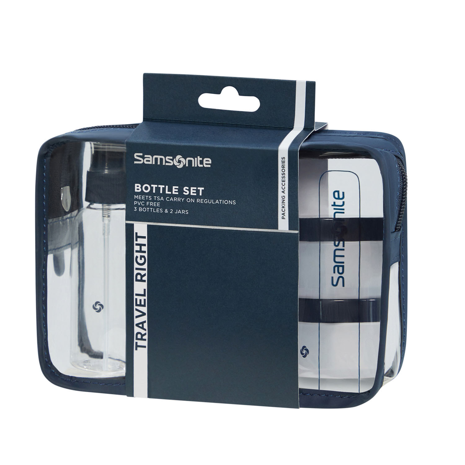 SAMSONITE TA Revolution Bottle Set Midnight Blue