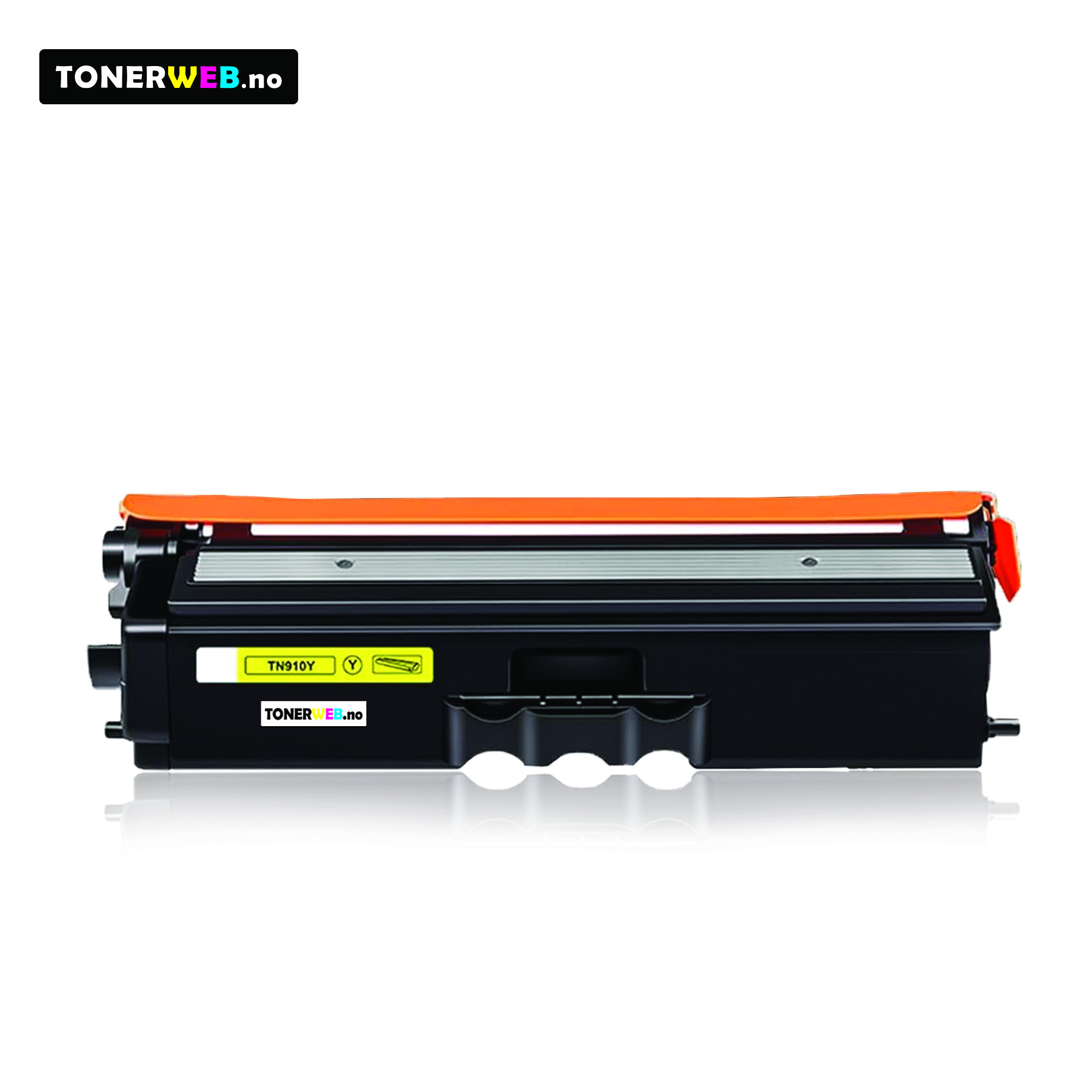 Tonerkassett, erstatter Brother Gul TN910Y (9000 sider)