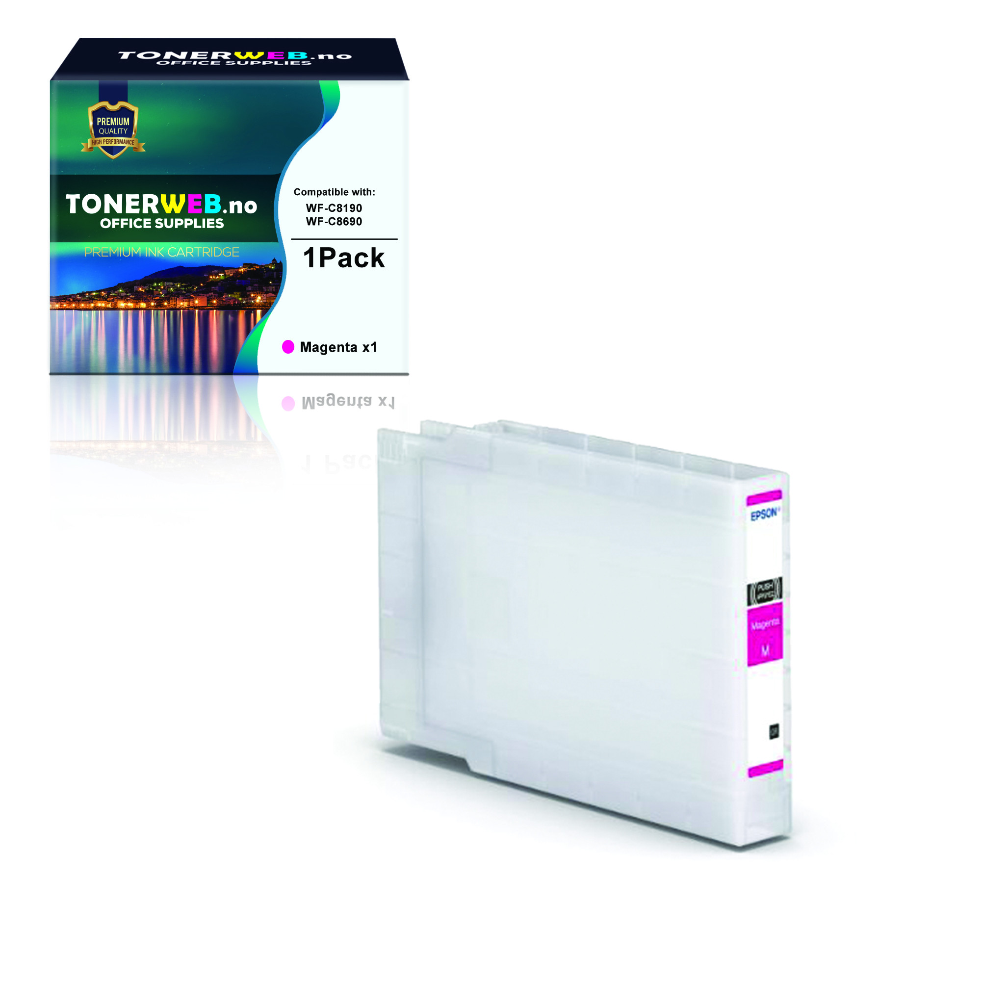 BildeEpson WF-C8190/WF-C8610 XL Magenta - Erstatter C13T04B340