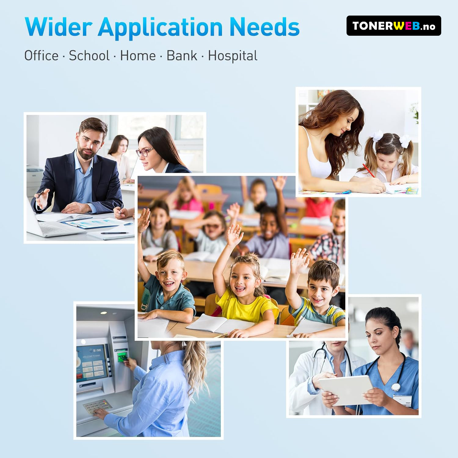 Tonerkassett, erstatter 219A Magenta (1.200 sider)