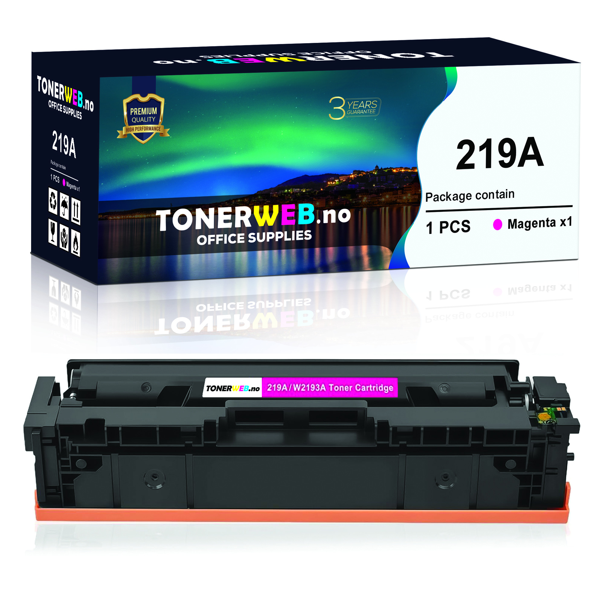 BildeTonerkassett, erstatter 219A Magenta (1.200 sider)