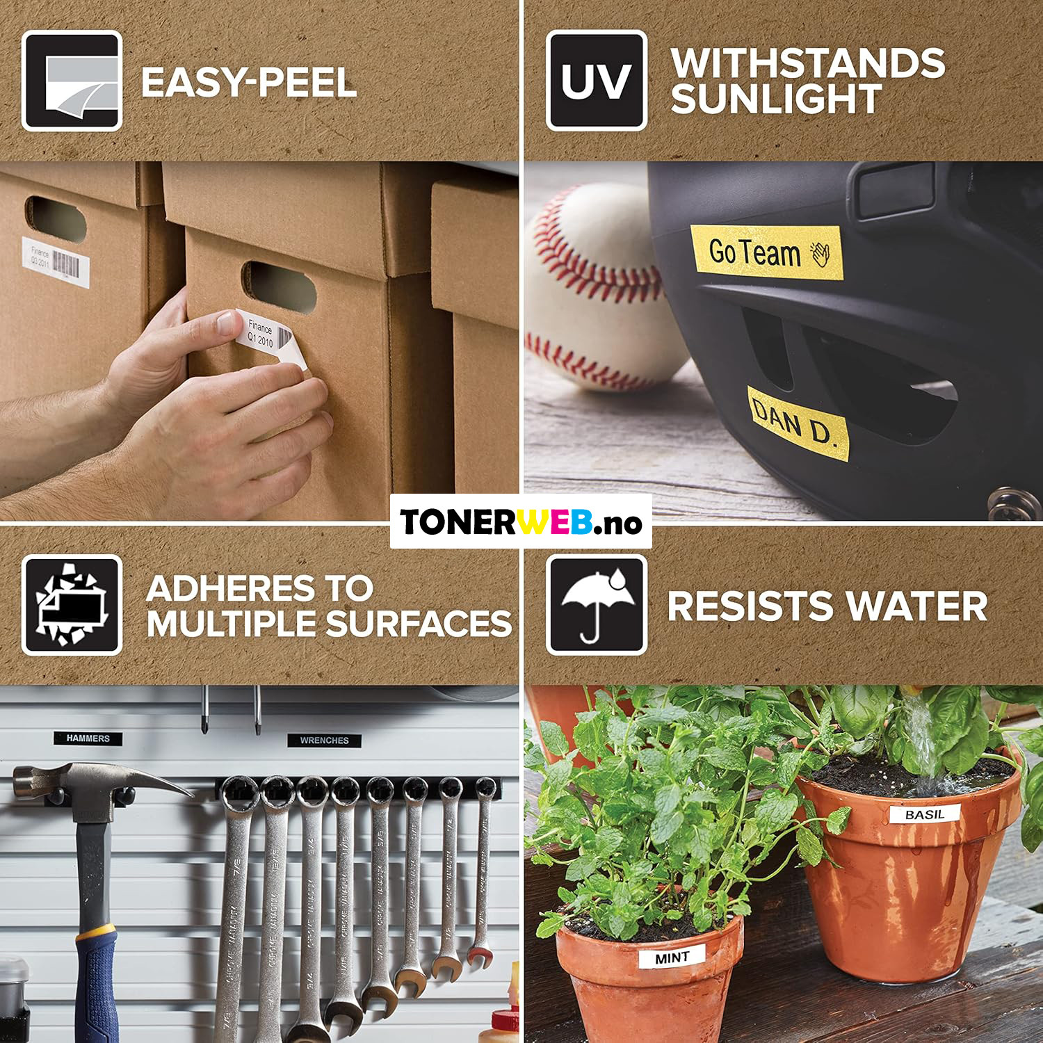 DYMO Tape D1 9mm X 7m Sort På Hvit - Erstatter 40913