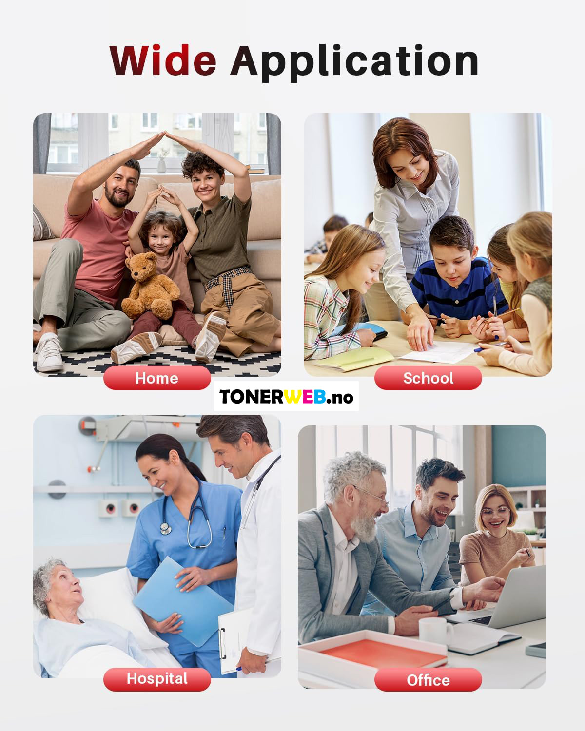 Tonerkassett, erstatter HP Sort 135A (1100 sider) 