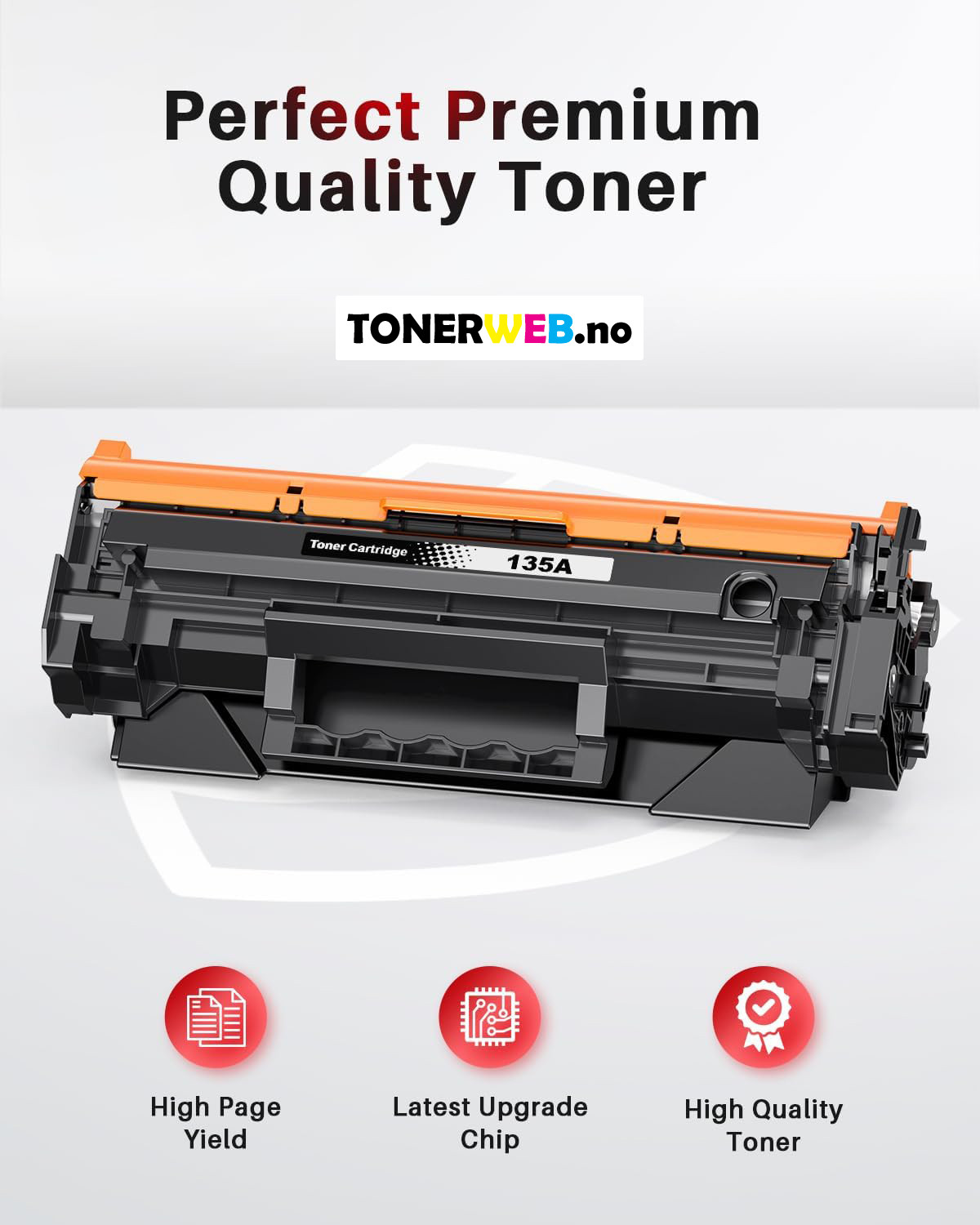 Tonerkassett, erstatter HP Sort 135A (1100 sider) 