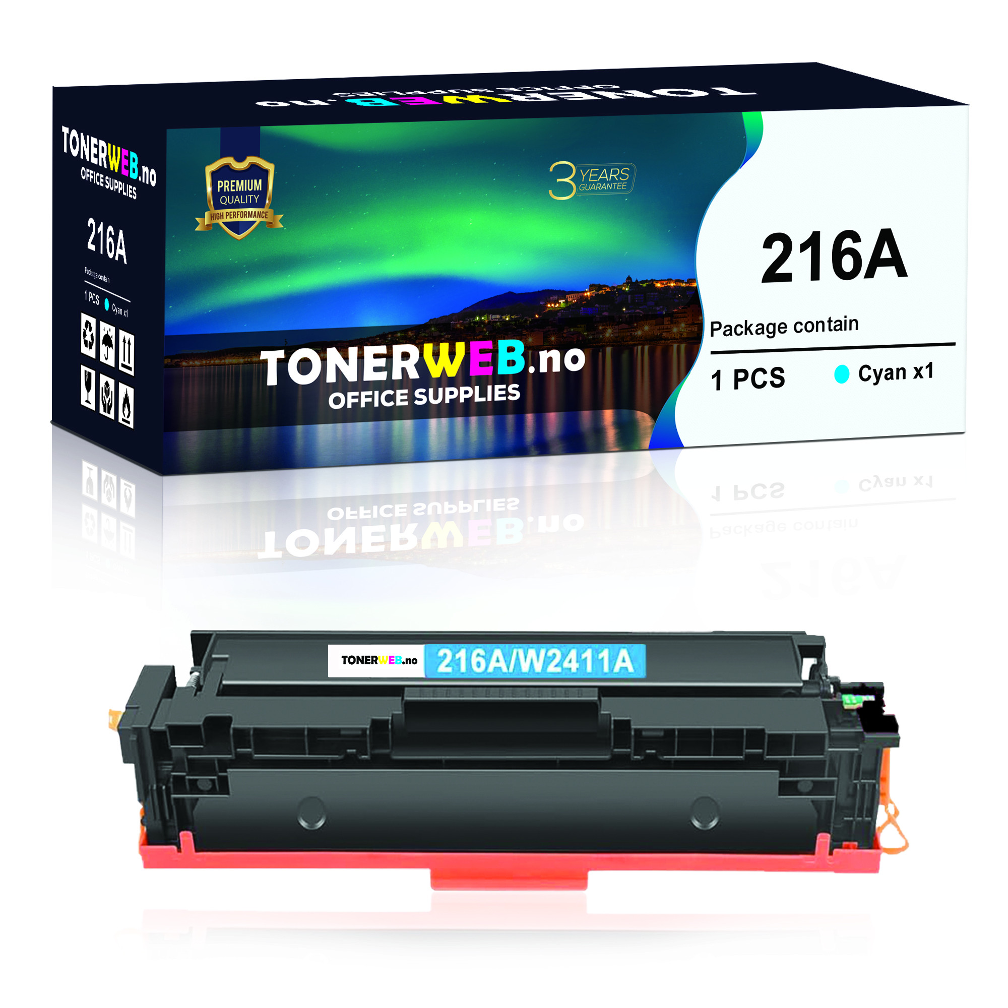 BildeTonerkassett, erstatter HP Cyan 216A (850 sider)