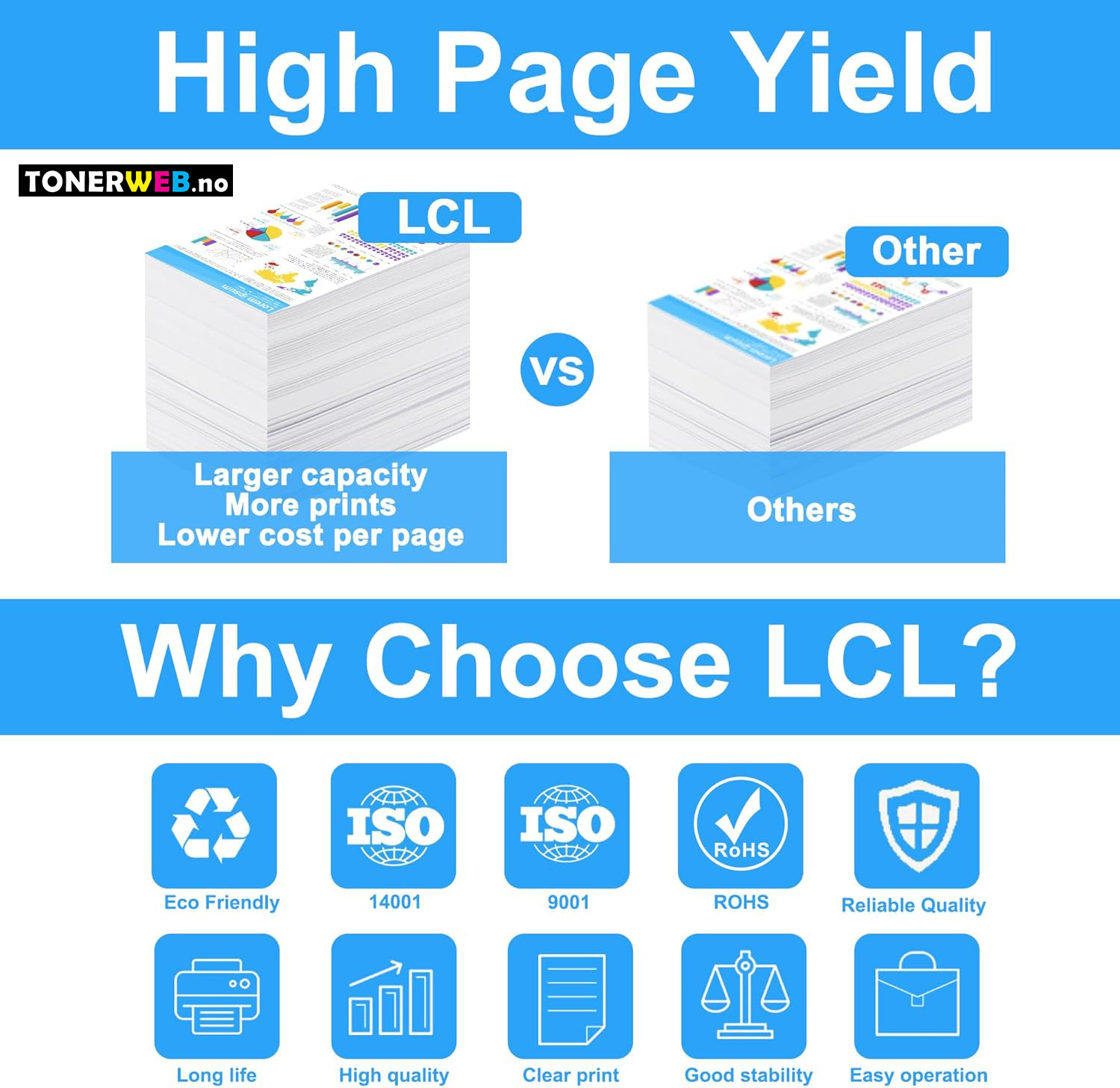 Blekkpatron, erstatter HP Cyan 971XL (110 ml)