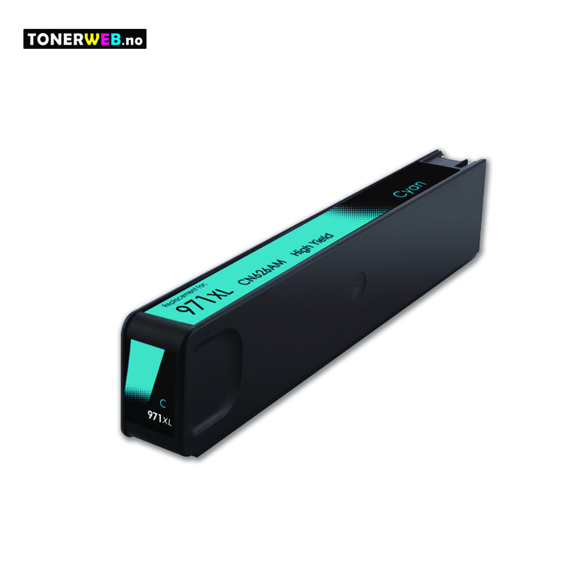 Blekkpatron, erstatter HP Cyan 971XL (110 ml)