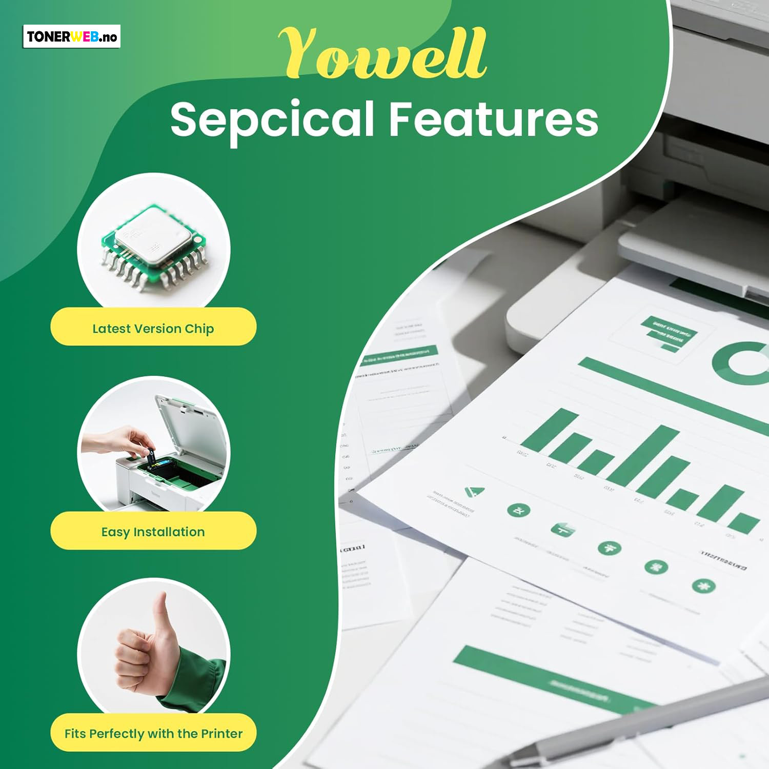 Canon Toner Sort 057 (3100 sider) - Erstatter