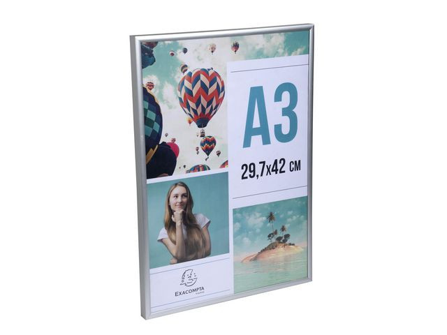 Ramme Exacompta A3 Aluminium