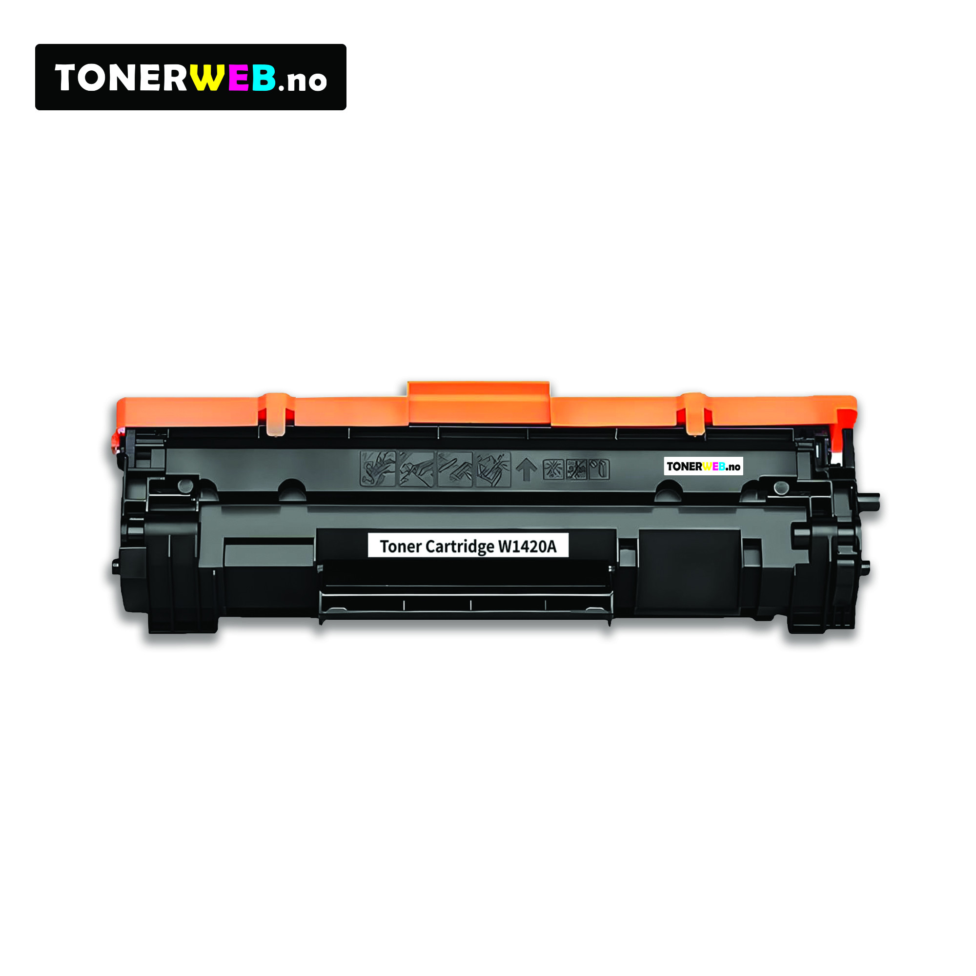 Tonerkasett, erstatter HP 142A Black LaserJet Toner - W1420A