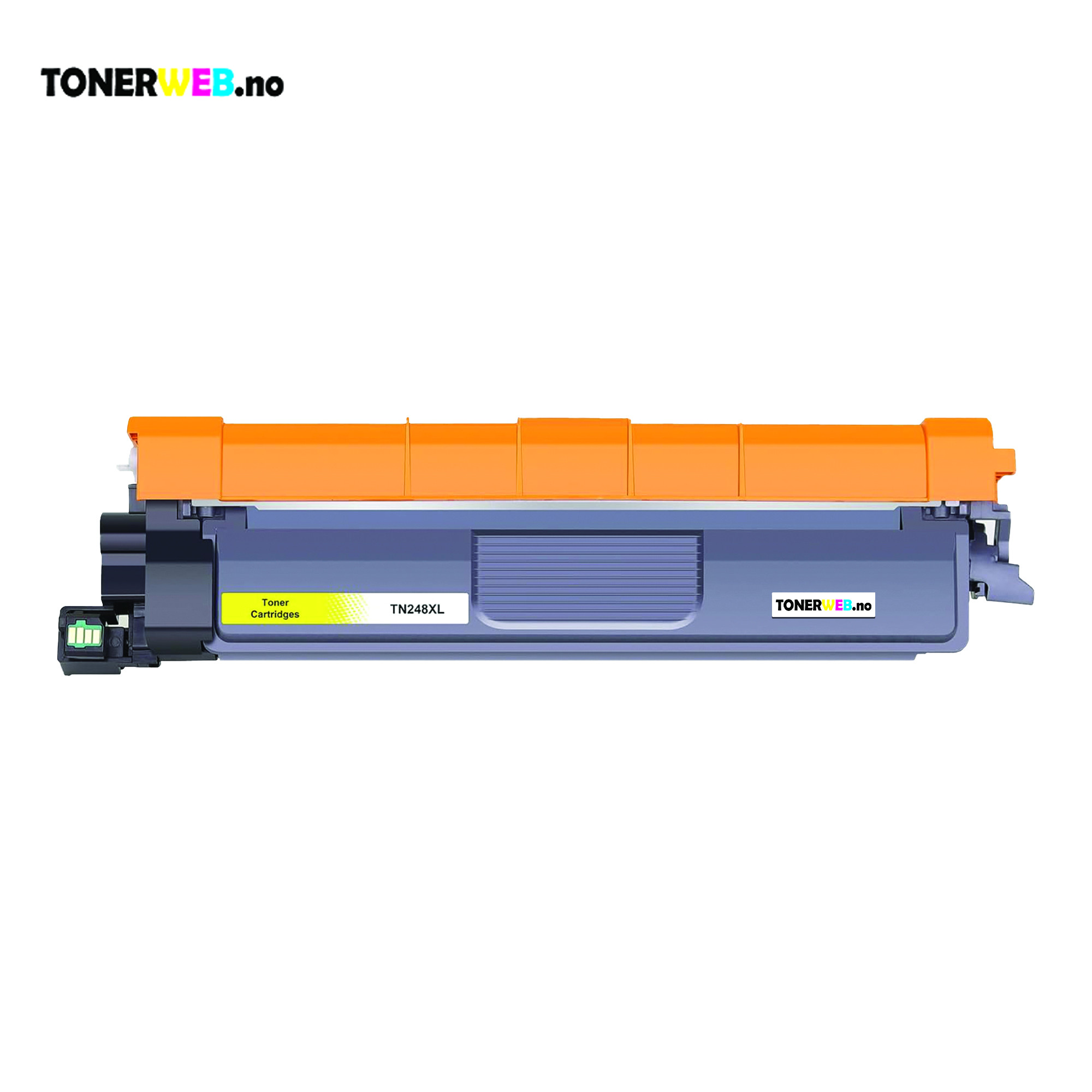 Tonerkassett, erstatter Brother Tn248Xly Gul