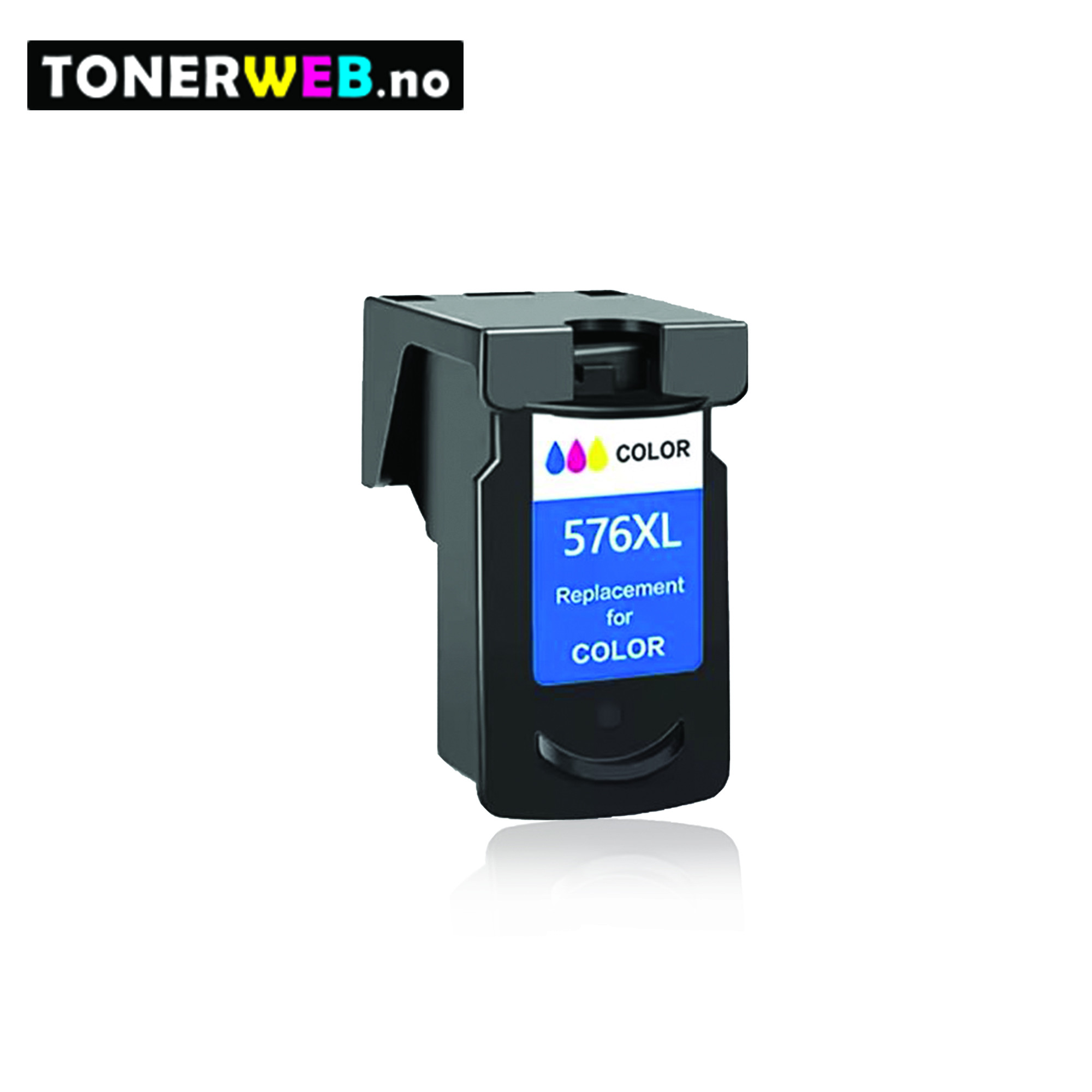 Blekkpatron, erstatter CL-576 Color Ink Cartridge
