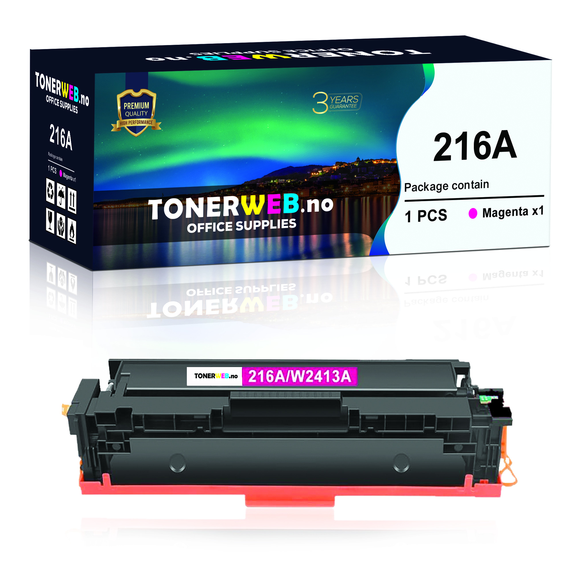 BildeTonerkassett, erstatter HP Magenta 216A (850 sider)