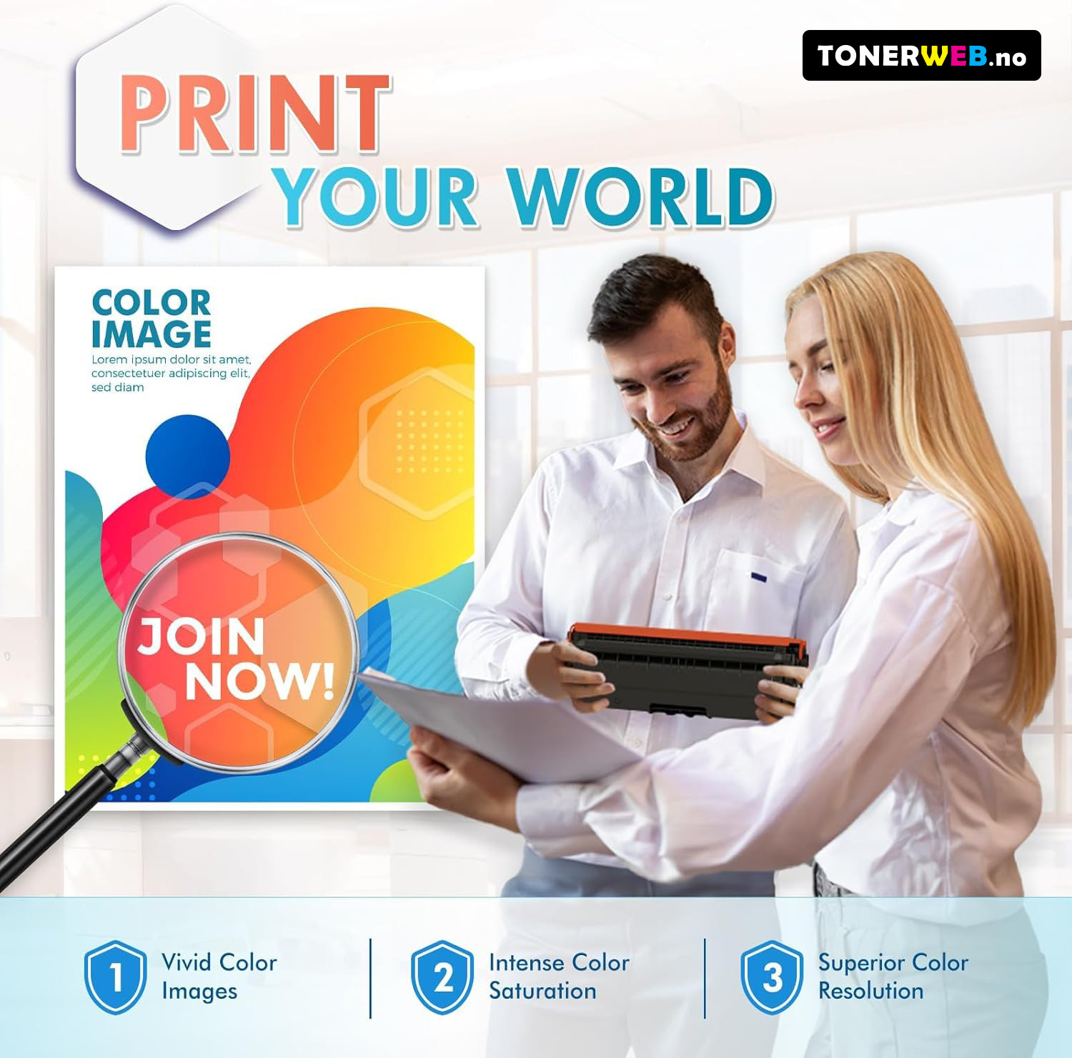 Tonerkassett, erstatter Brother TN910C  Cyan