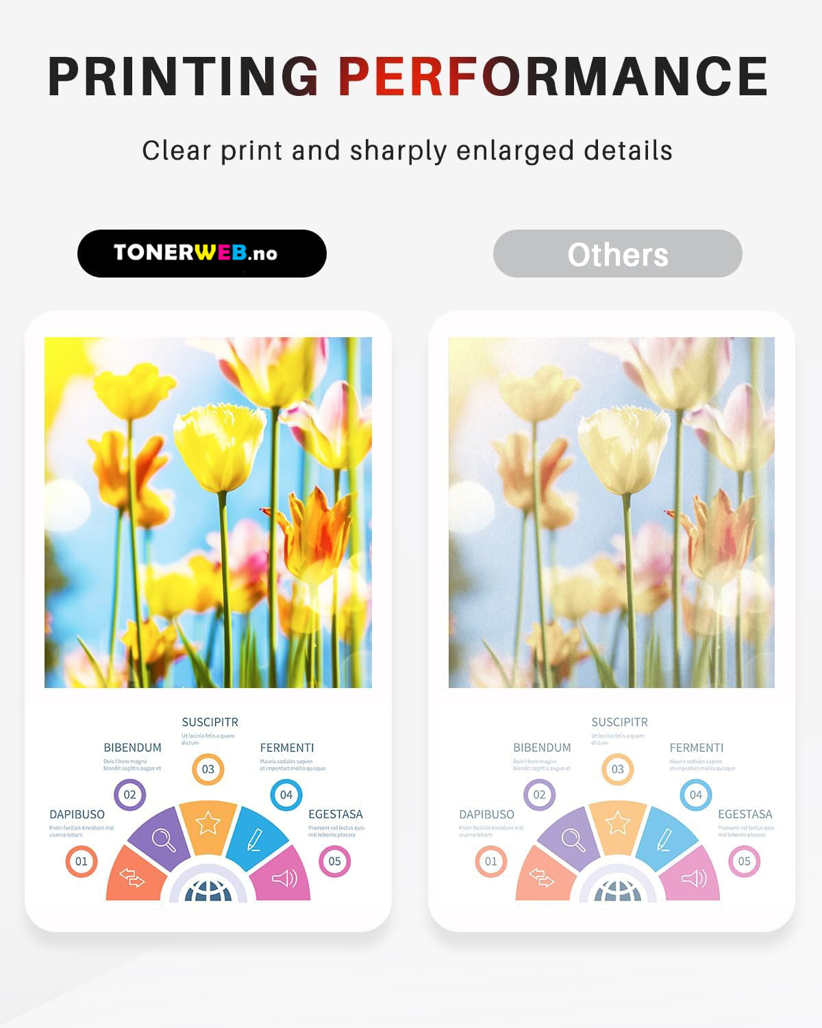 Tonerkassett, erstatter Tonerpakke 203X BK/C/M/Y