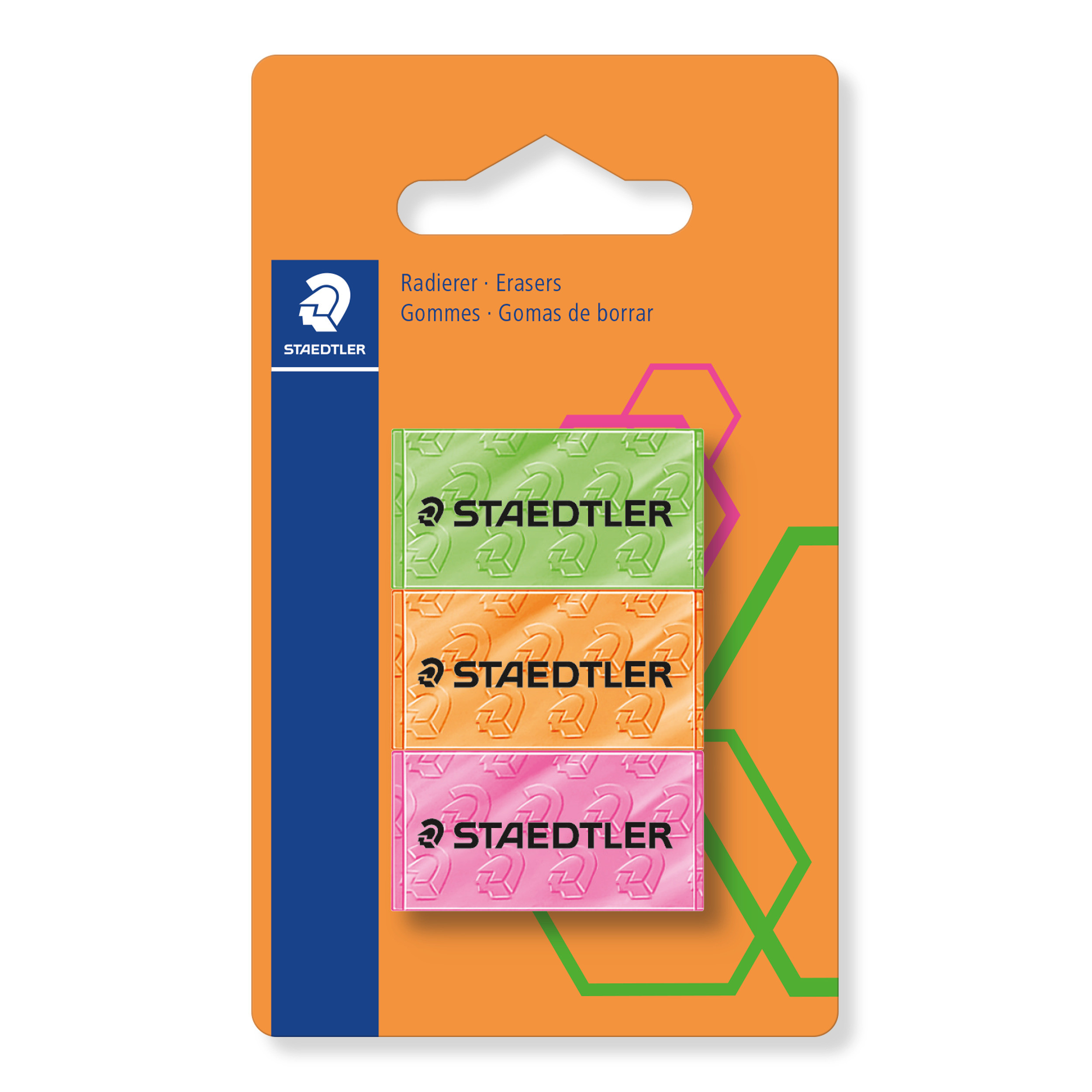 BildeSTAEDTLER Viskelr Neon ass blister (3)