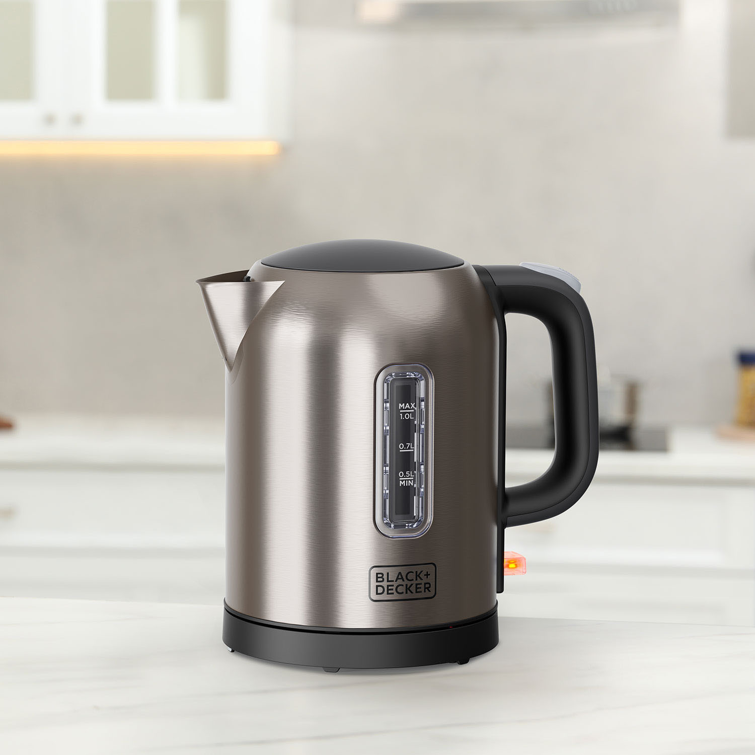 BLACK+DECKER Kettle 1L 2200W Brushed