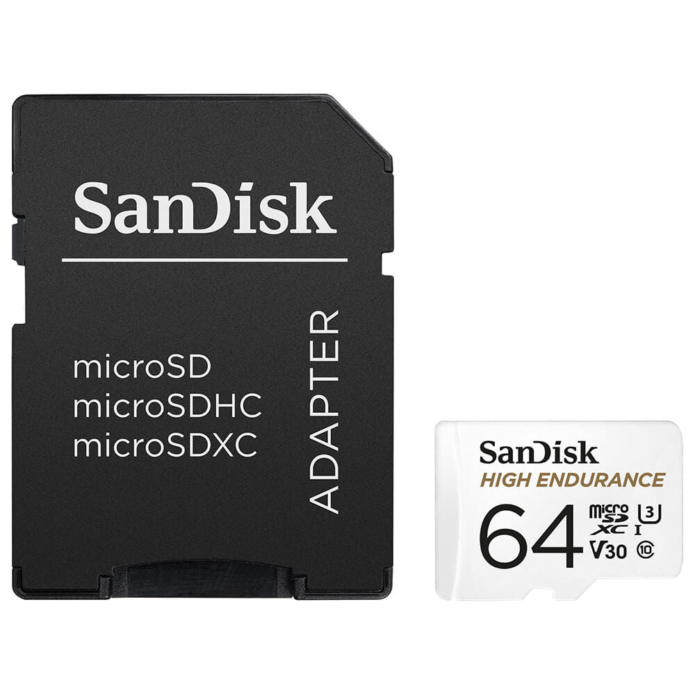 BildeSANDISK Minnekort MicroSDXC 64GB High Endurance med adap