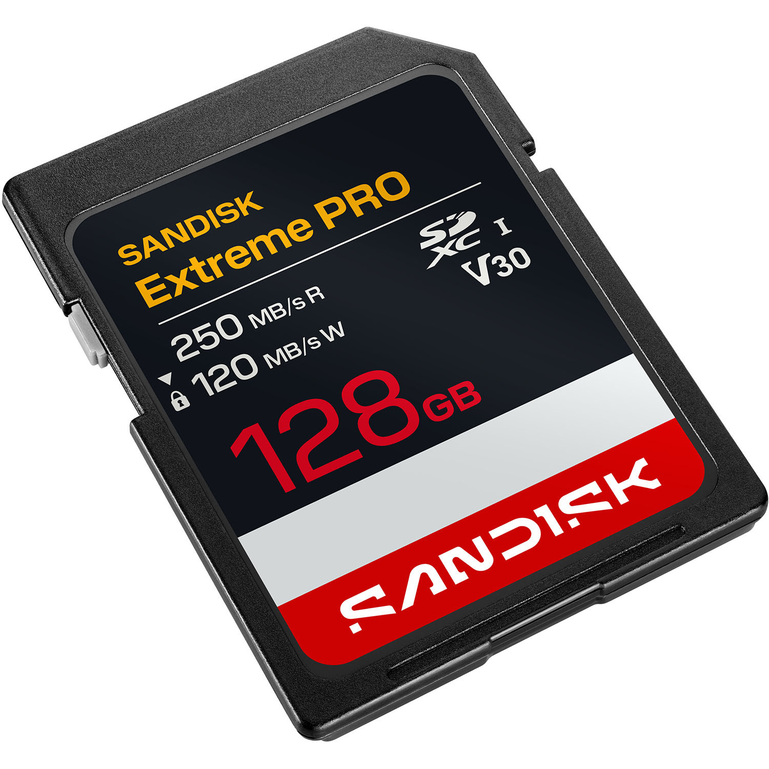 SANDISK SD Extreme Pro 128GB 250/120MB/s C10 UHS U3 V30 RPD2