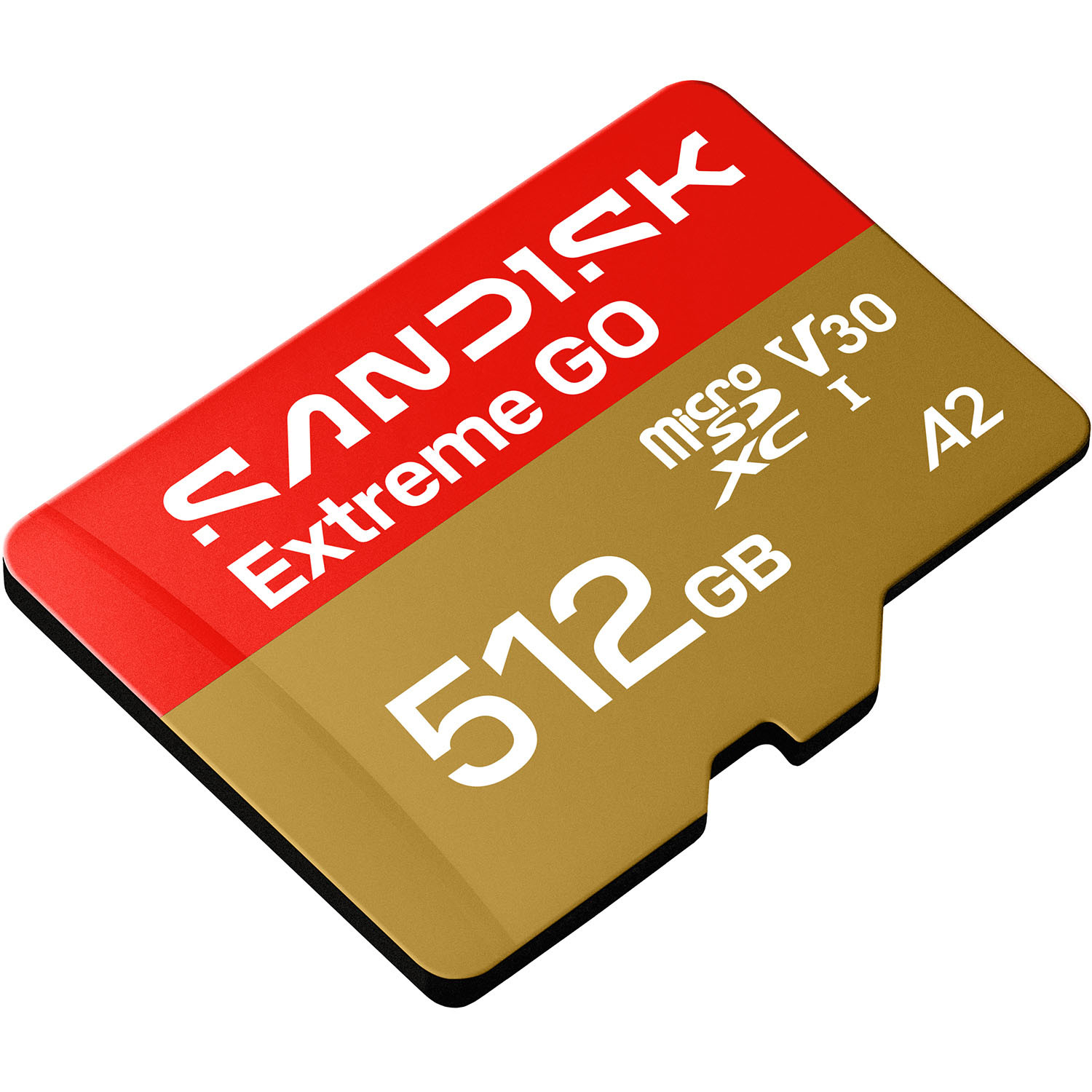 BildeSANDISK MicroSD Extreme GO 512GB 512GB 240/160MB/s C10 UHS U3 V30 A1