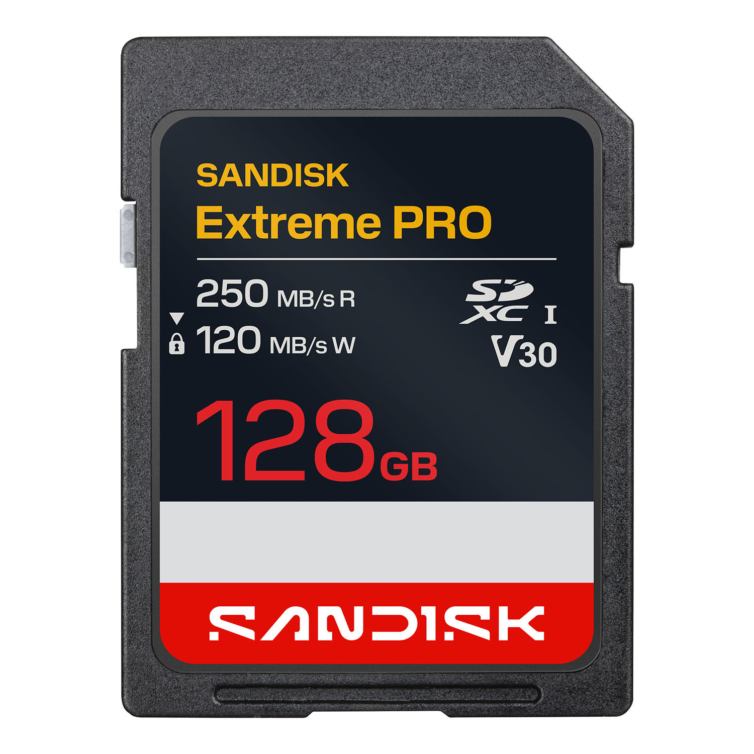 SANDISK SD Extreme Pro 128GB 250/120MB/s C10 UHS U3 V30 RPD2