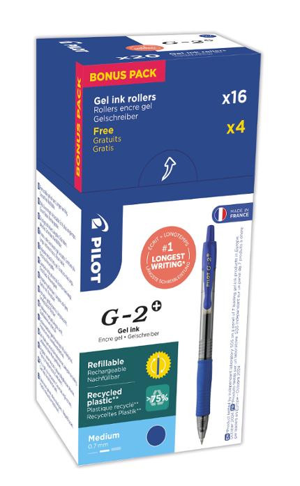 Geleroller Pilot G-2 07 Blå (20 stk)